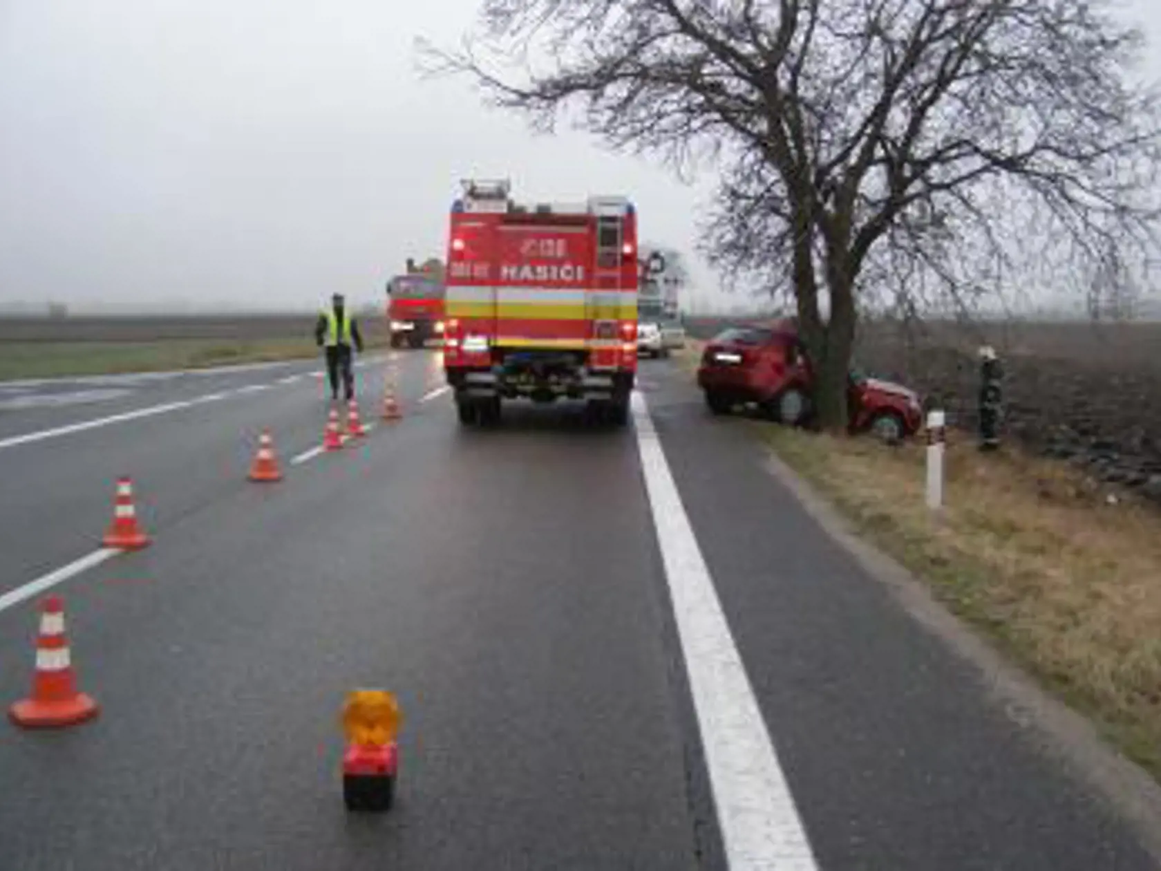 Iný prípad: 31-ročná vodička zomrela po tom, ako počas jazdy zo Šamorína na Dunajskú Stredu narazila do stromu.