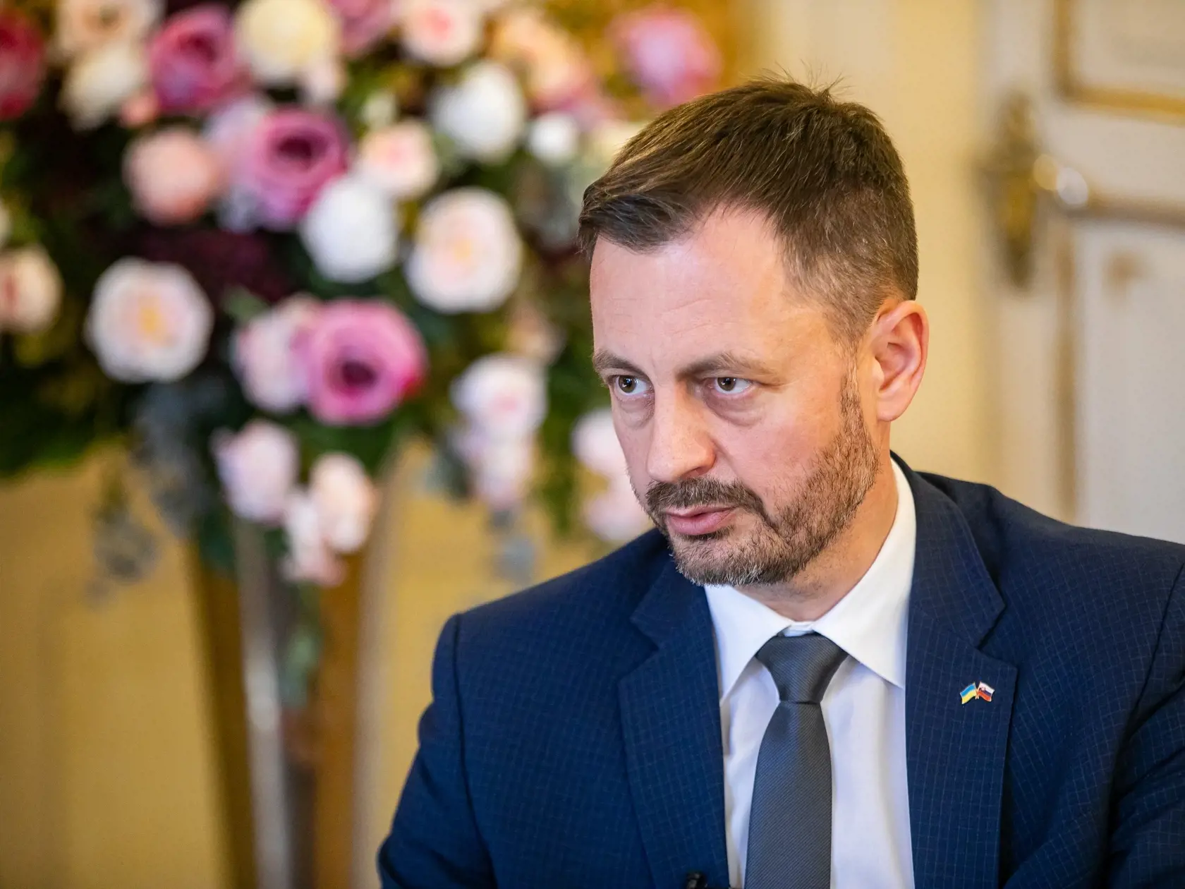 Na fotke je Eduard Heger, súčasný predseda vlády Slovenskej republiky.
