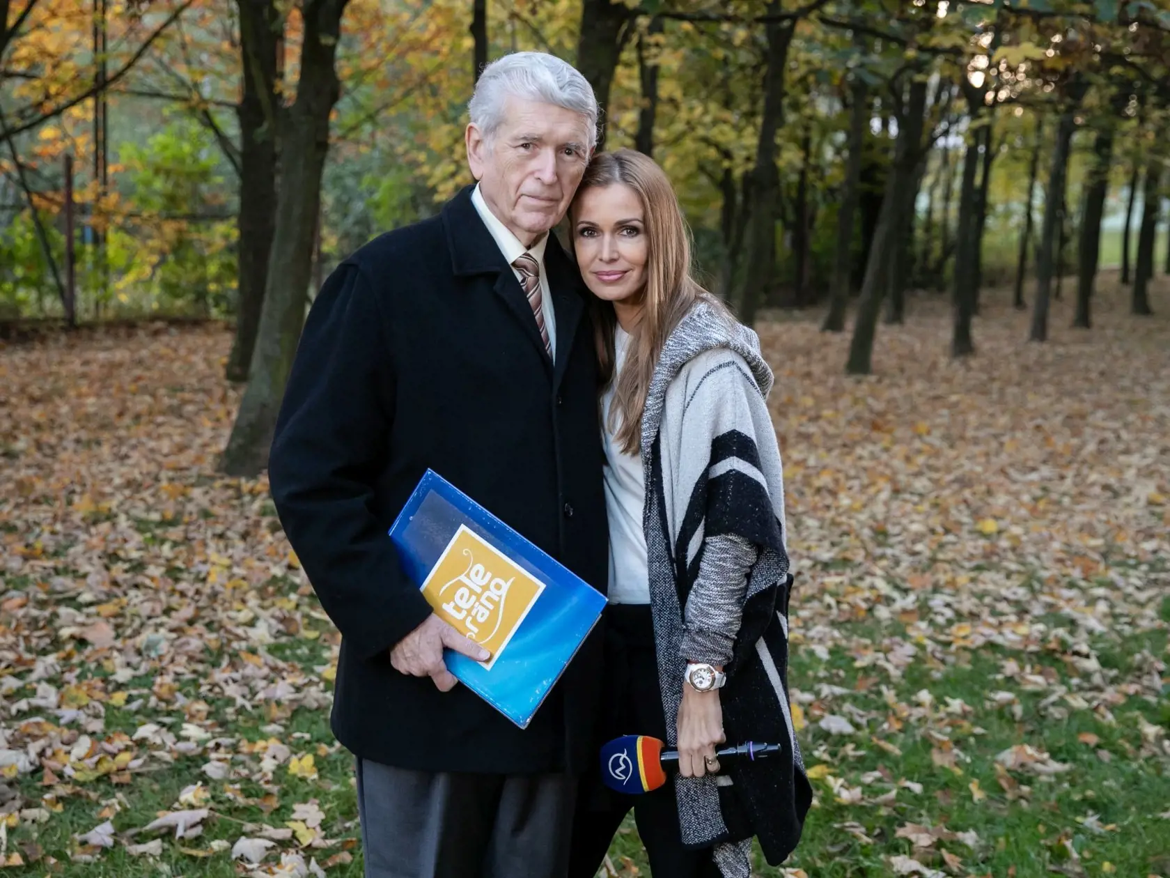 Jozef Iľko a moderátorka Lenka Šoošová