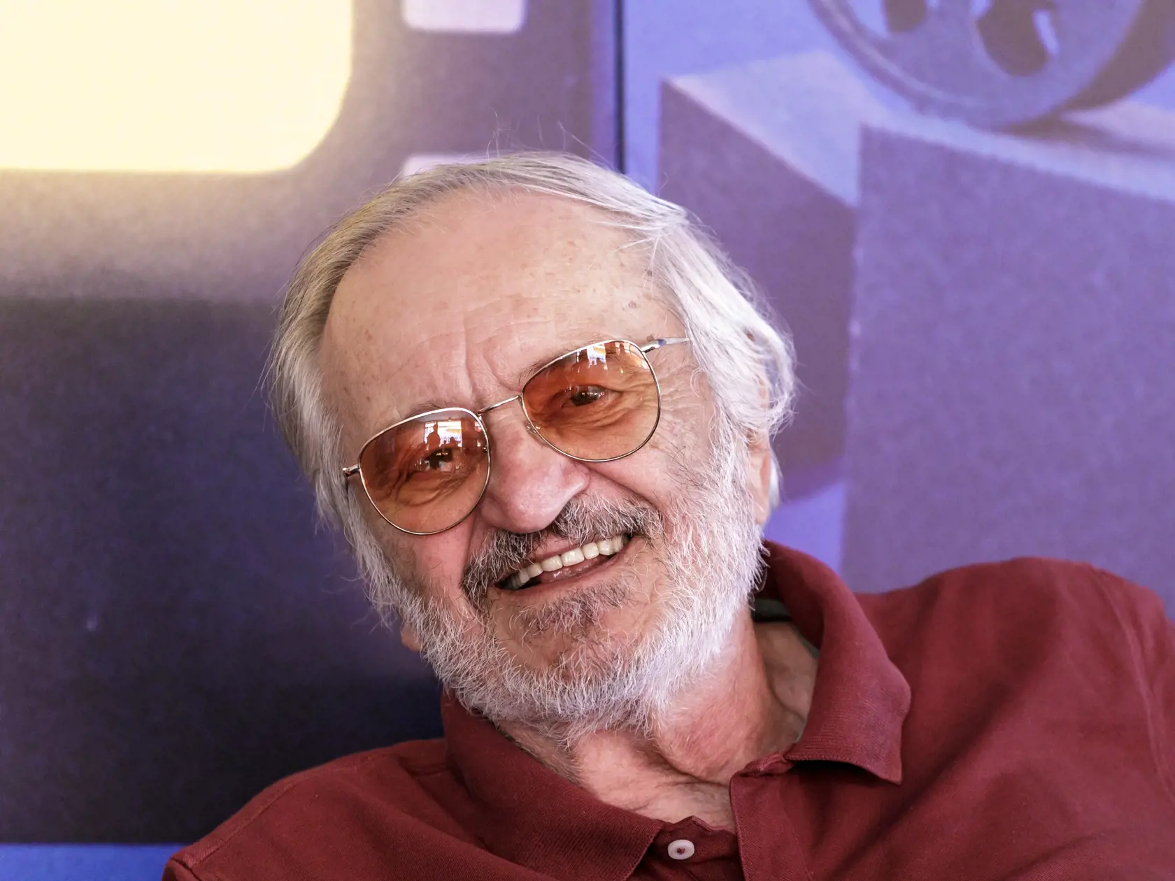 Na snímke herec Milan Lasica počas tlačovej konferencie Slovenskej filmovej a televíznej akadémie k projektu Kino pod hviezdami v Bratislave 21. augusta 2020. FOTO TASR – Dano Veselský