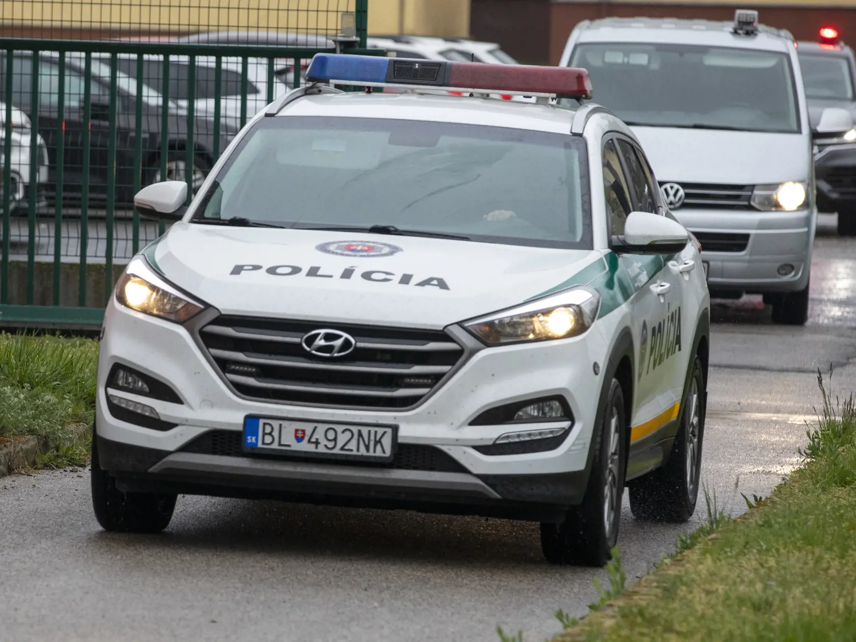Na snímke  Špecializovaný trestný súd v Pezinku rozhoduje o väzbe exministra vnútra Róberta Kaliňáka.