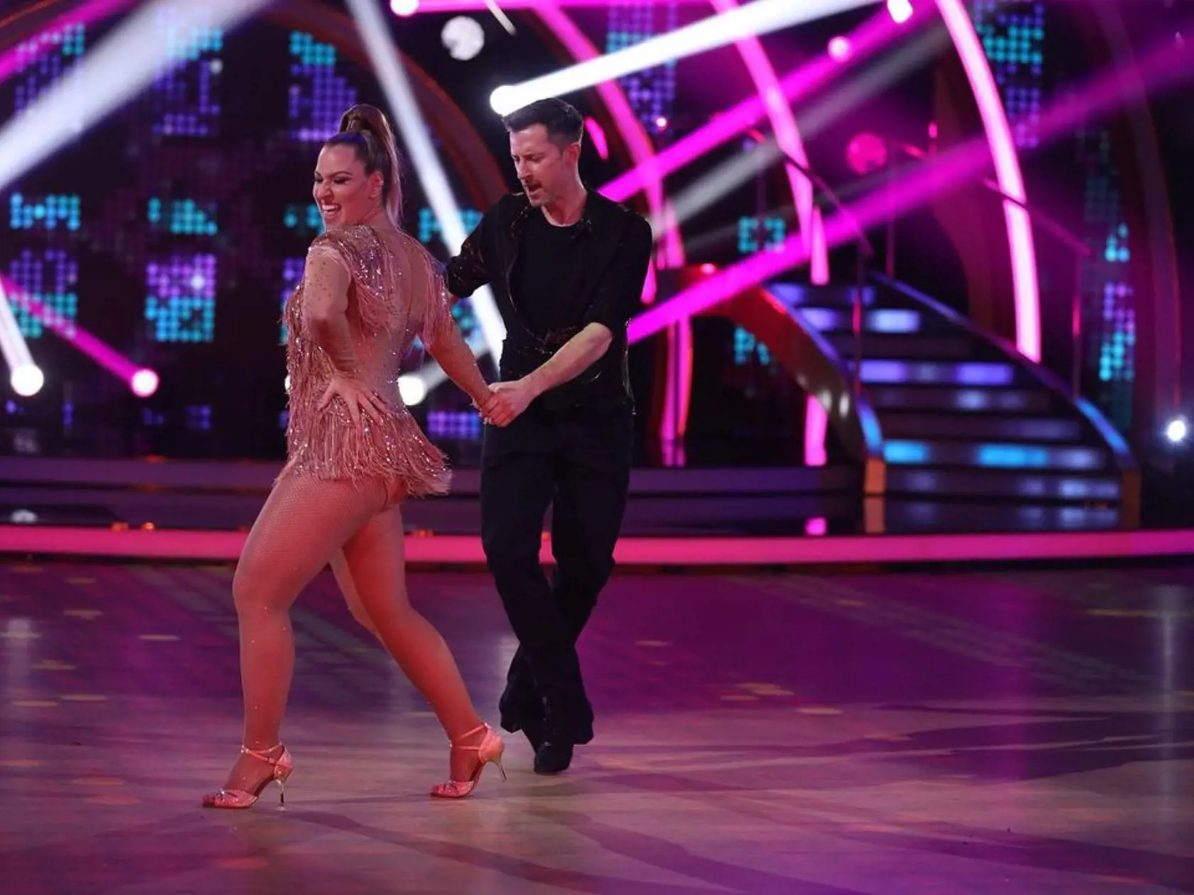 Dominika Cibulková počas druhého finálového kola Let's Danc.
