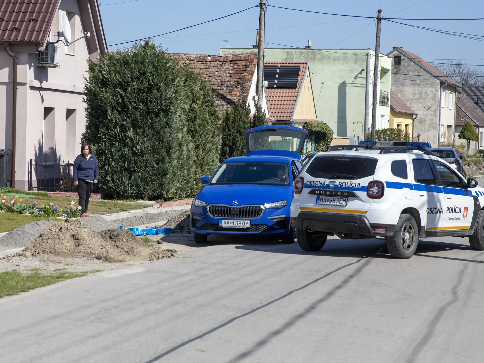 Na snimke je obec Plavecký Štvrtok, kde sa našlo ďalšie ohnisko nákazy slintačky a krívačky , okrem južného Slovenska aj na Záhorí.