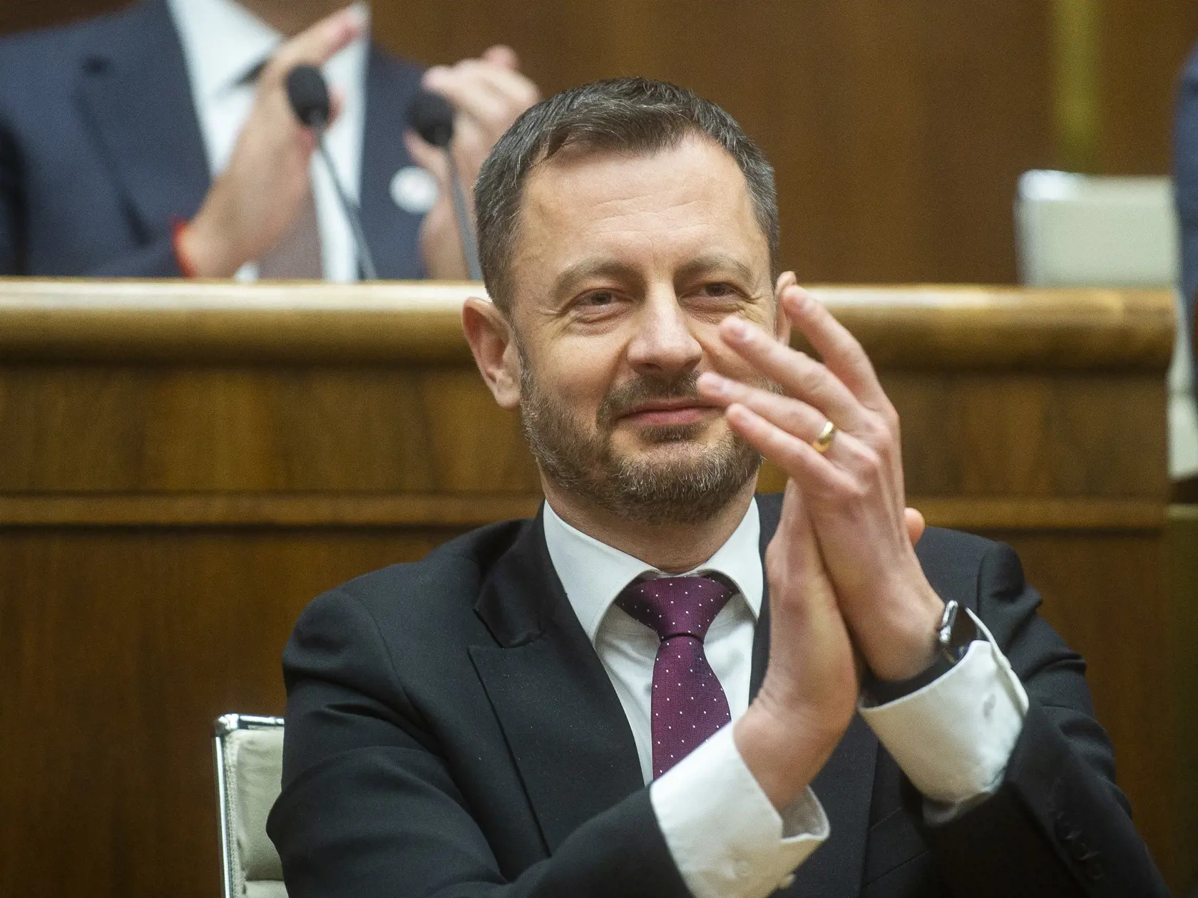 Dočasne poverený predseda vlády SR Eduard Heger (OĽaNO).