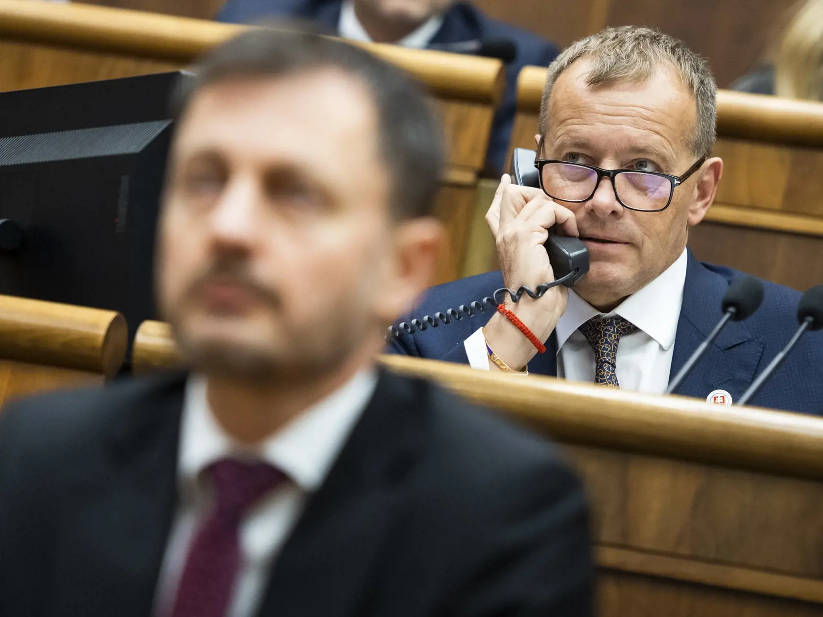 Predseda parlamentu Boris Kollár (Sme rodina).