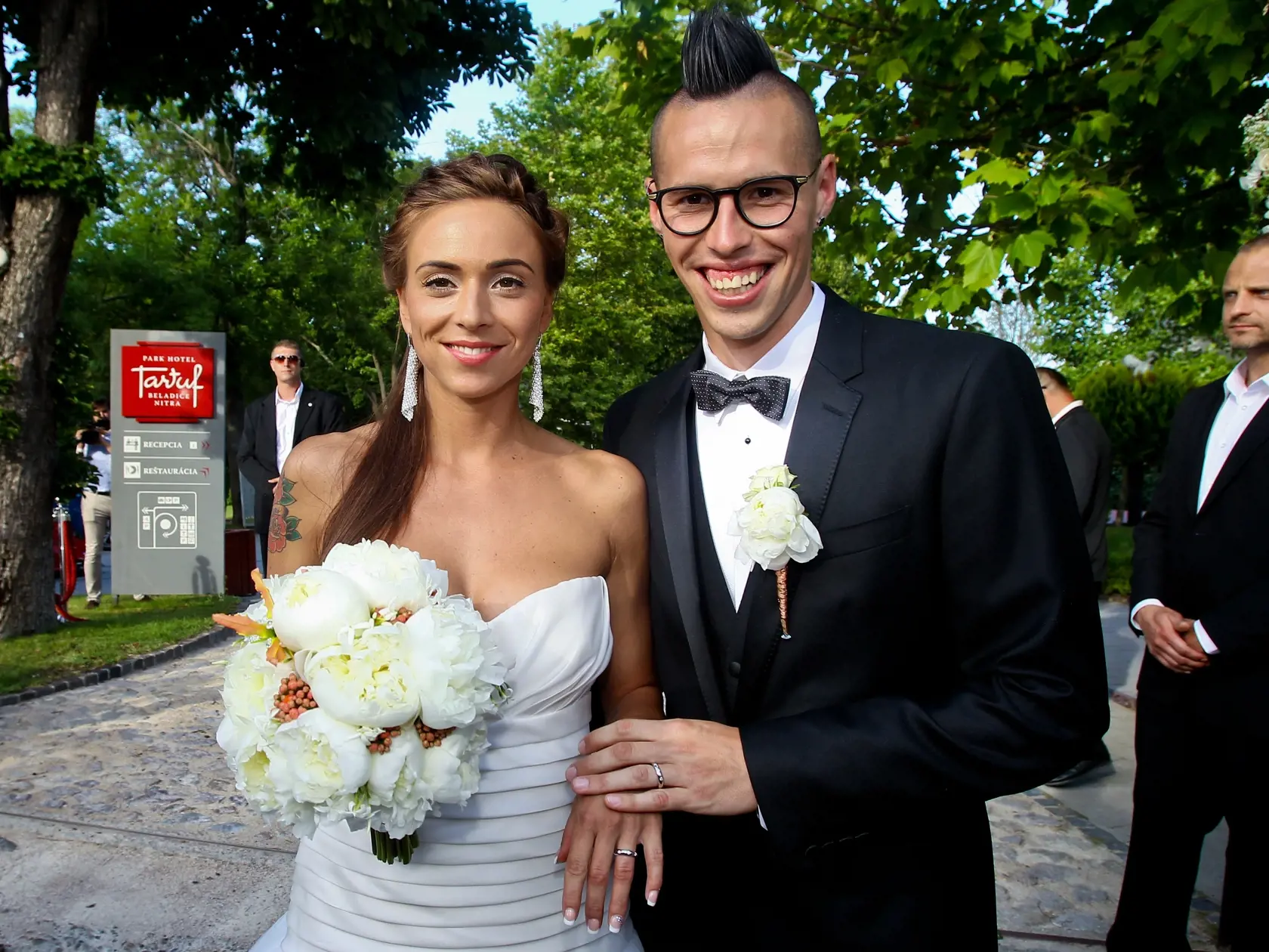 V roku 2014 si párik povedal áno, svadbu mali v kaštieli v Beladiciach. Pozornosť vtedy pútala najmä krásna Martina.