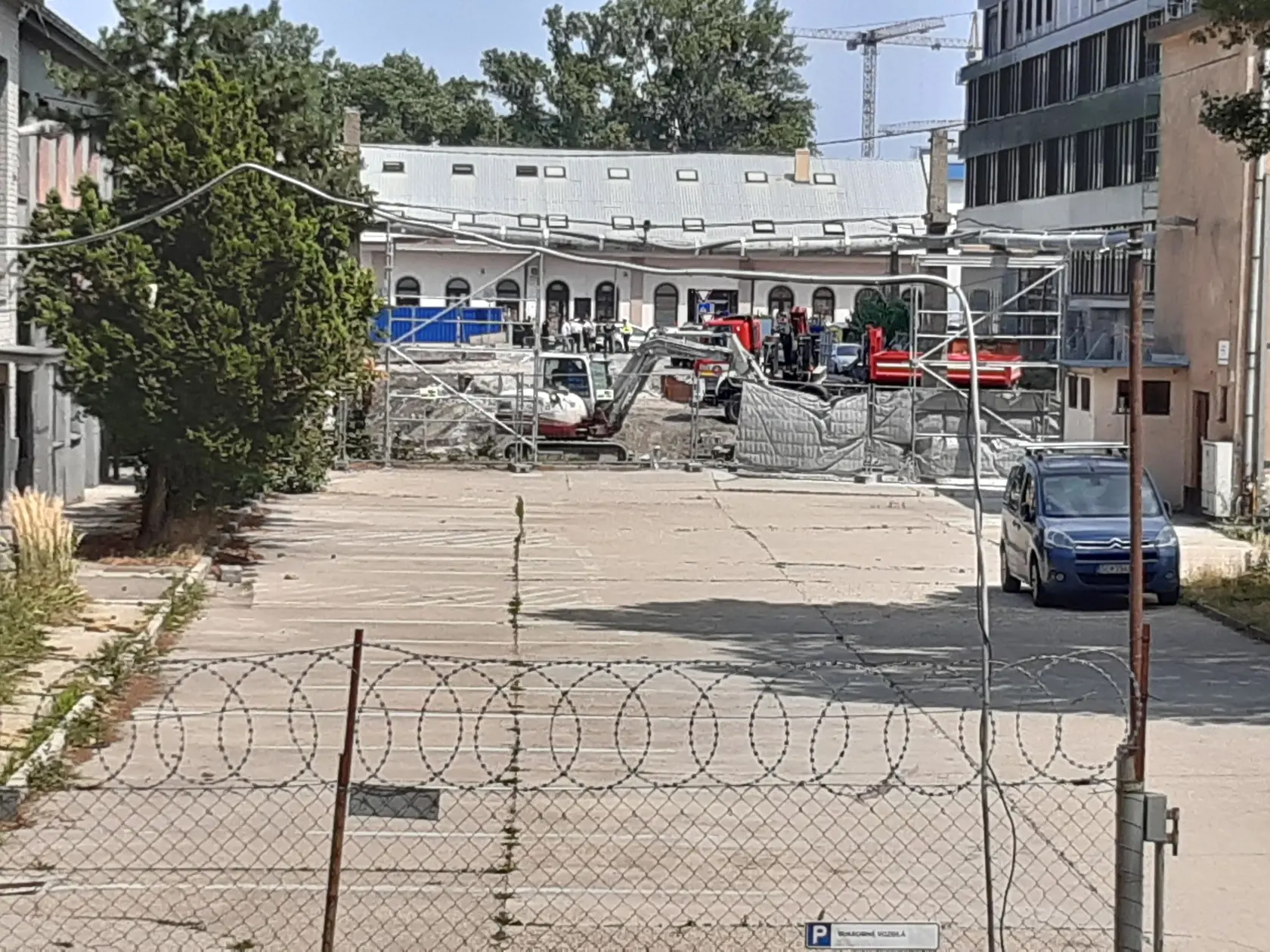 Bomba nájdená na Mlynských nivách.