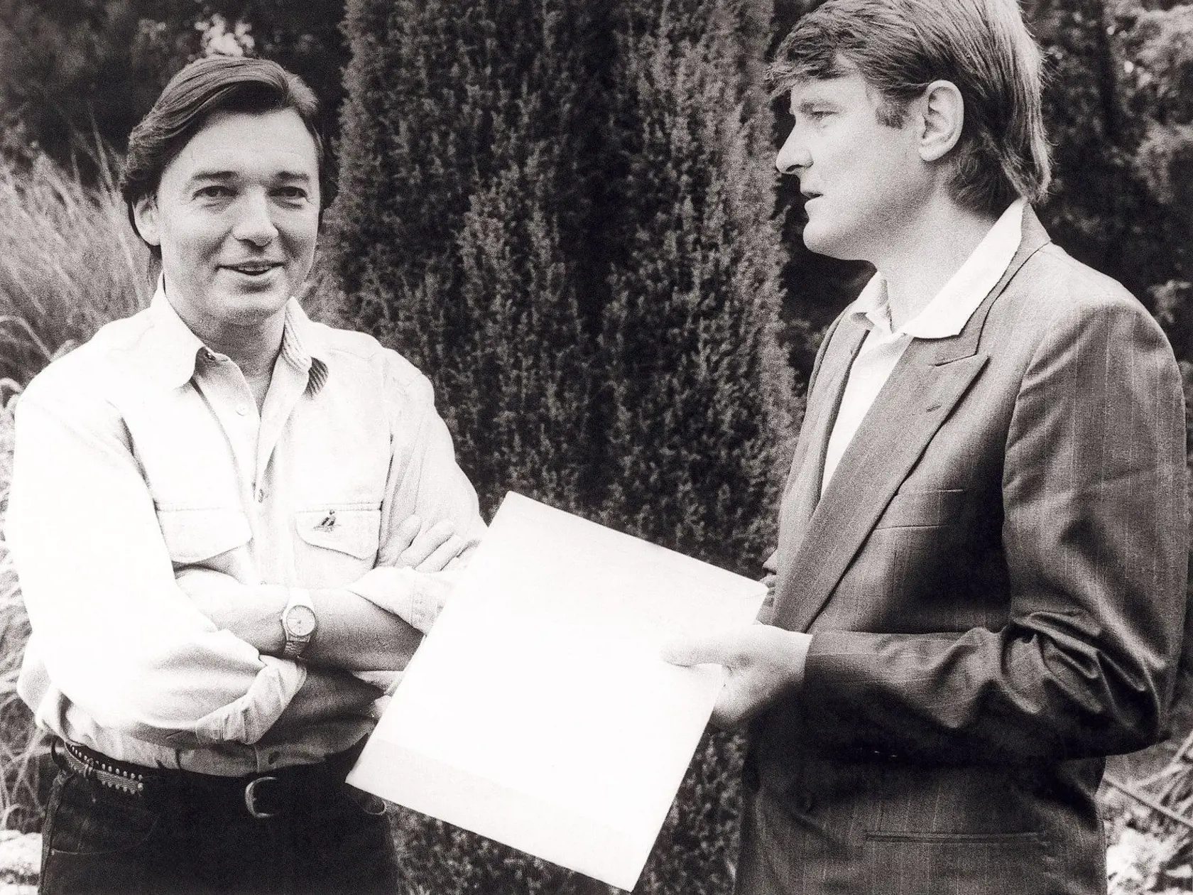 „S Láďou Štaidlem roku 1988 v Jevanech, kdy se