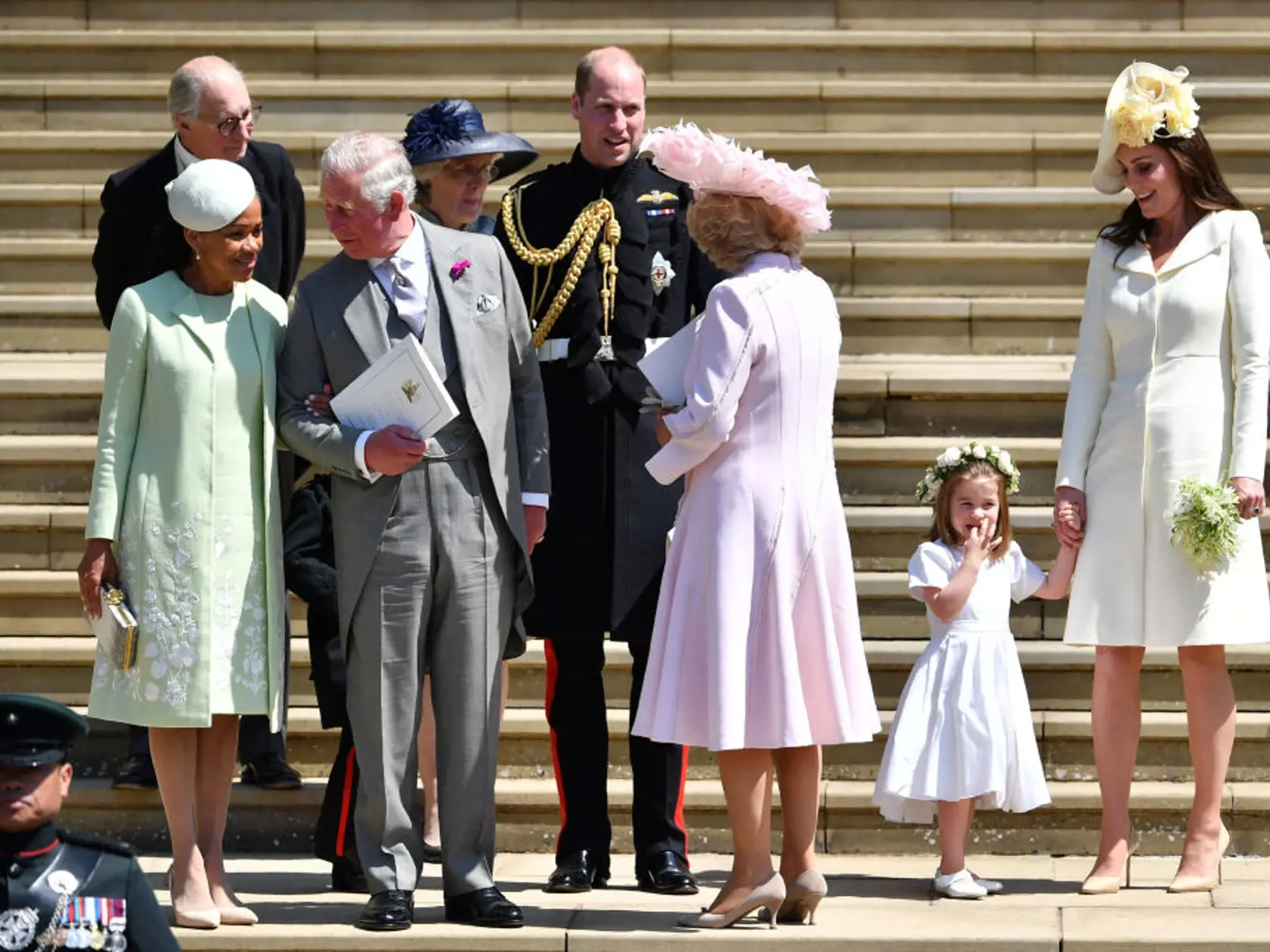Šaty mala na sebe aj na svadbe Meghan Markle a princa Harryho v roku 2018.