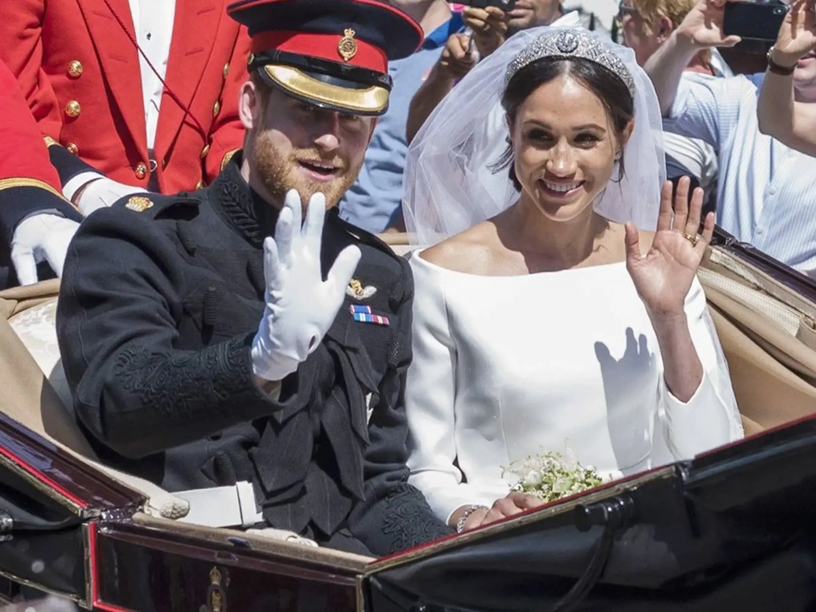 Princ Harry (34)  a Meghan Markle (37) si svoje áno povedali na zámku Windsor.