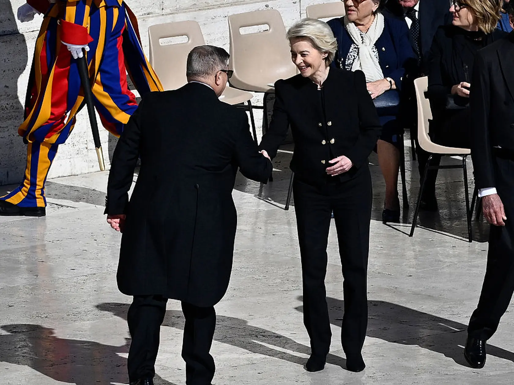 Pohreb pápeža Františka: Ursula von der Leyenová, predsedníčka Európskej komisie.