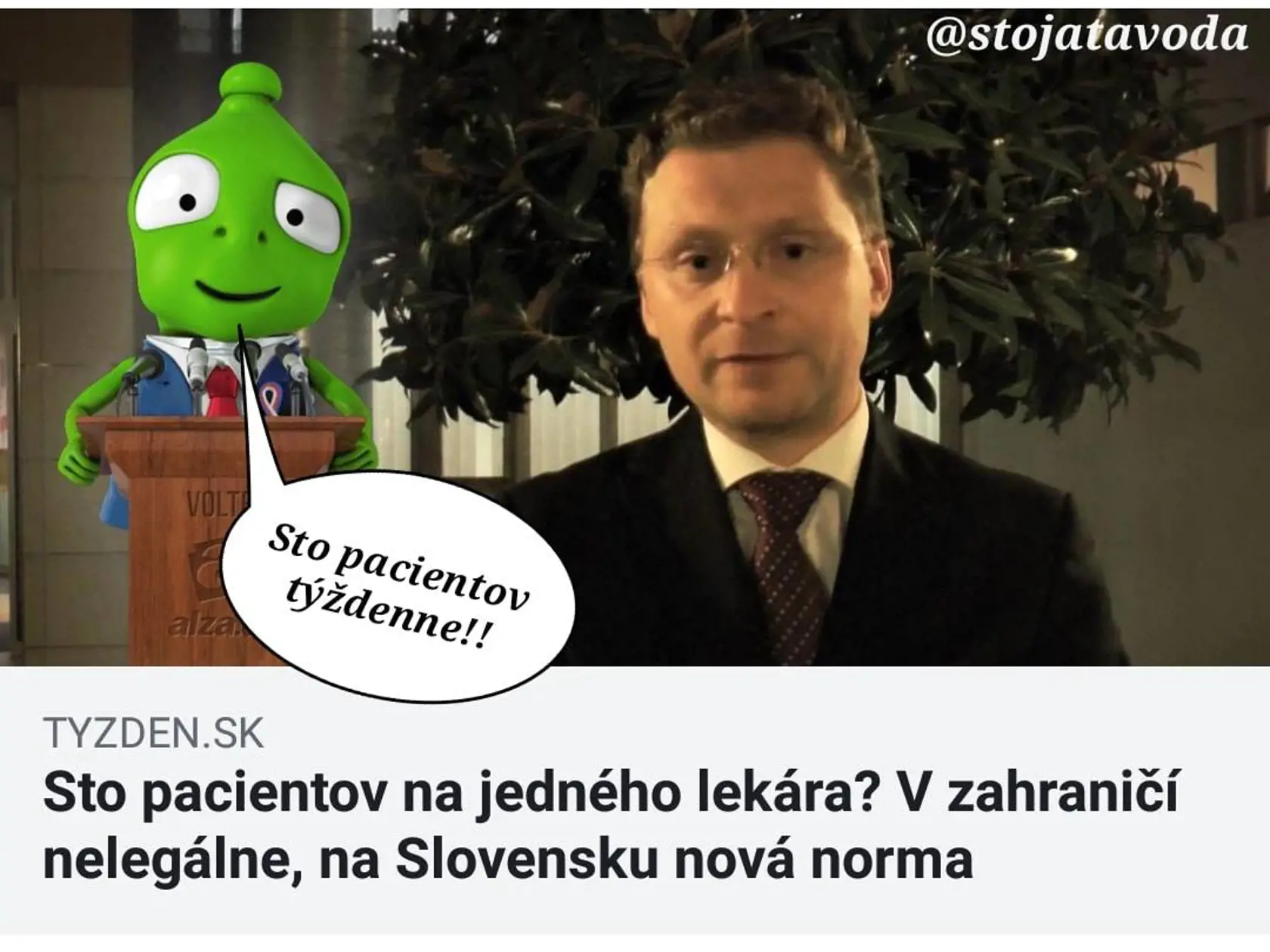 Internetoví zabávači tentokrát neobišli ani rezort zdravotníctva.