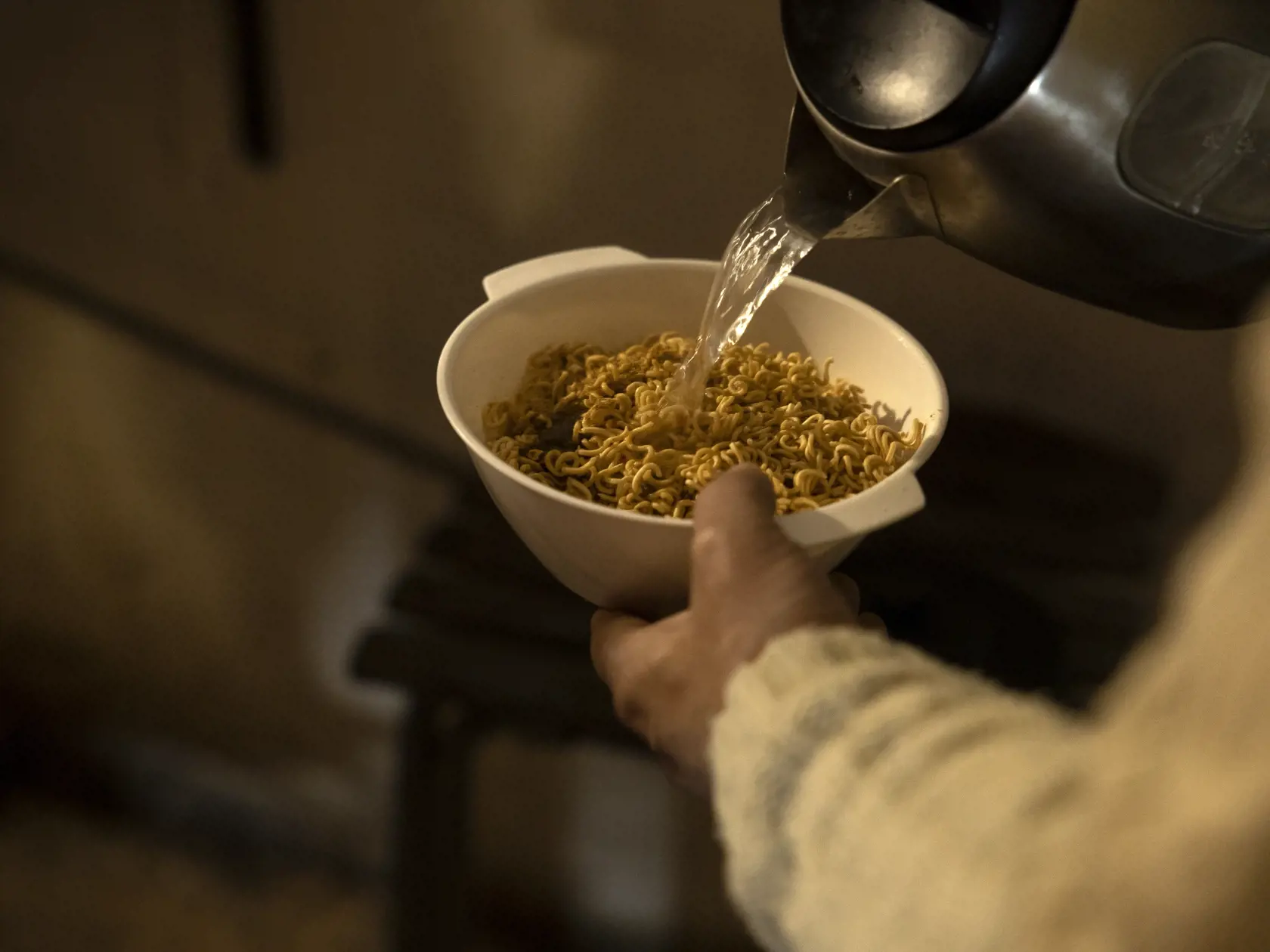Niektorí klienti si prinesú so sebou vlastné malé jedlo.