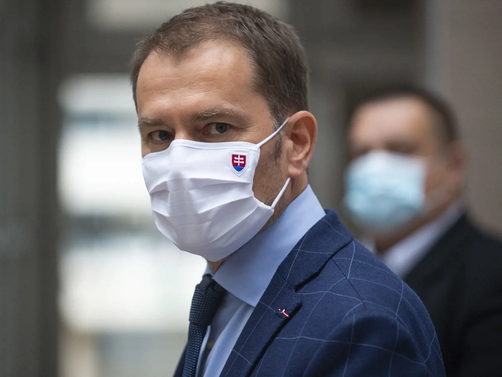 Na snímke predseda vlády SR Igor Matovič (OĽANO) počas tlačovej konferencie po skončení pandemickej koimsie 25. septembra 2020 v Bratislave. FOTO TASR – Jakub Kotian