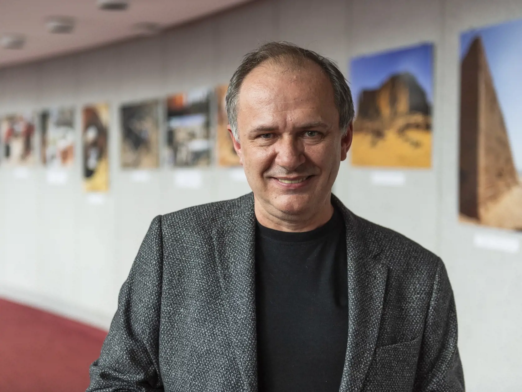 Na snímke režisér Pavol Smolík počas tlačovej konferencie Slovenského národného divadla (SND) k premiére opery Giuseppe Verdi: Aida. V Bratislave 23. septembra 2020. FOTO TASR - Jaroslav Novák