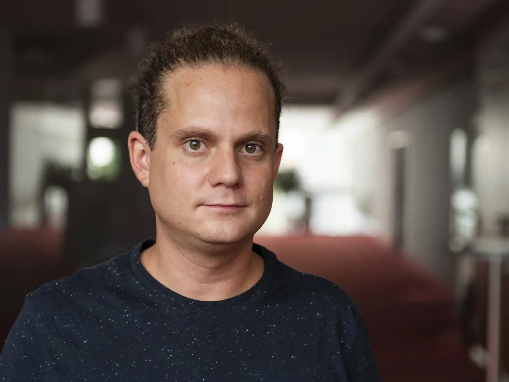 Na snímke dramaturg Miro Dacho počas tlačovej konferencie Slovenského národného divadla (SND) k pripravovanej premiére veselohry Jozefa Hollého: Kubo v Bratislave 17. septembra 2020. FOTO TASR - Jaroslav Novák