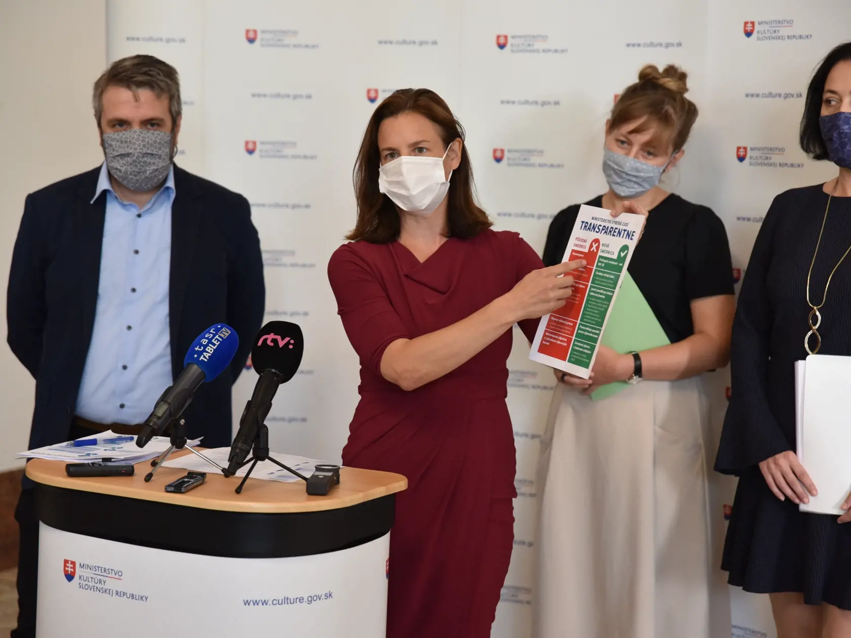 Ministerka kultúry predstavila novú smernicu, ktorá sa týka výberových konaní na riadiace funkcie generálnych riaditeľov štátom zriaďovaných kultúrnych inštitúcií
