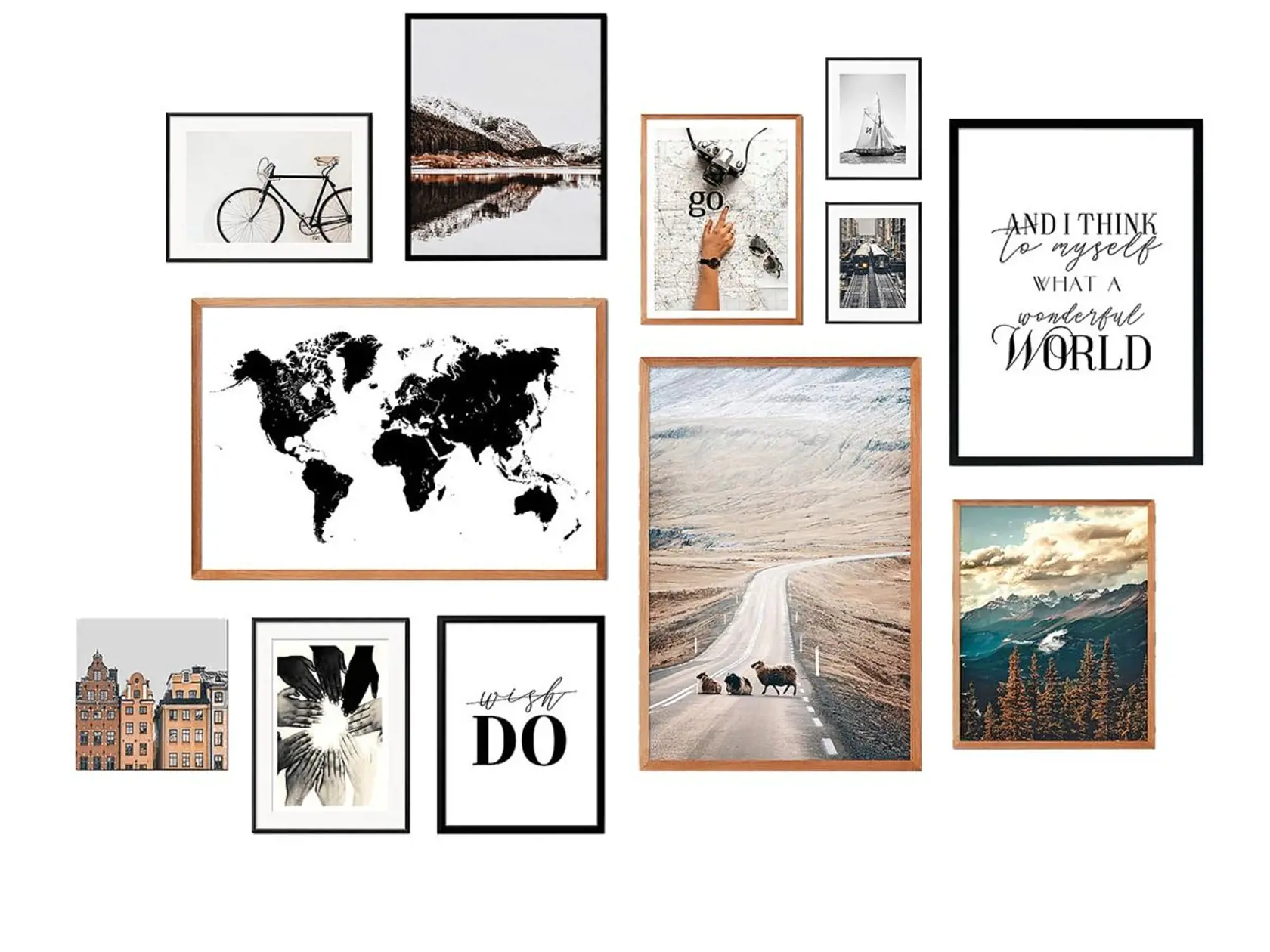 Nástenná dekorácia World Addicted, www.westwing.sk,39,90 €