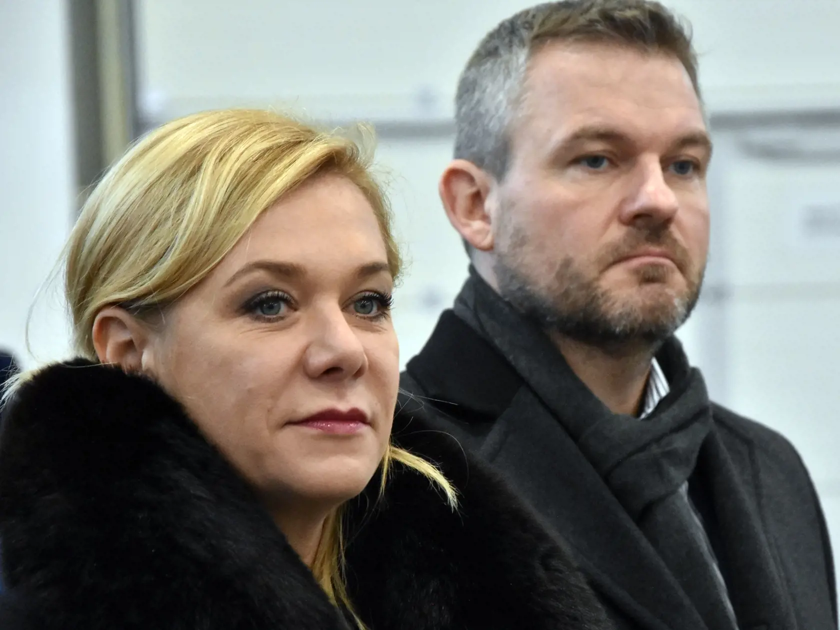 Na archívnom zábere Saková ešte ako ministerka vnútra a Pellegrini ako predseda vlády.