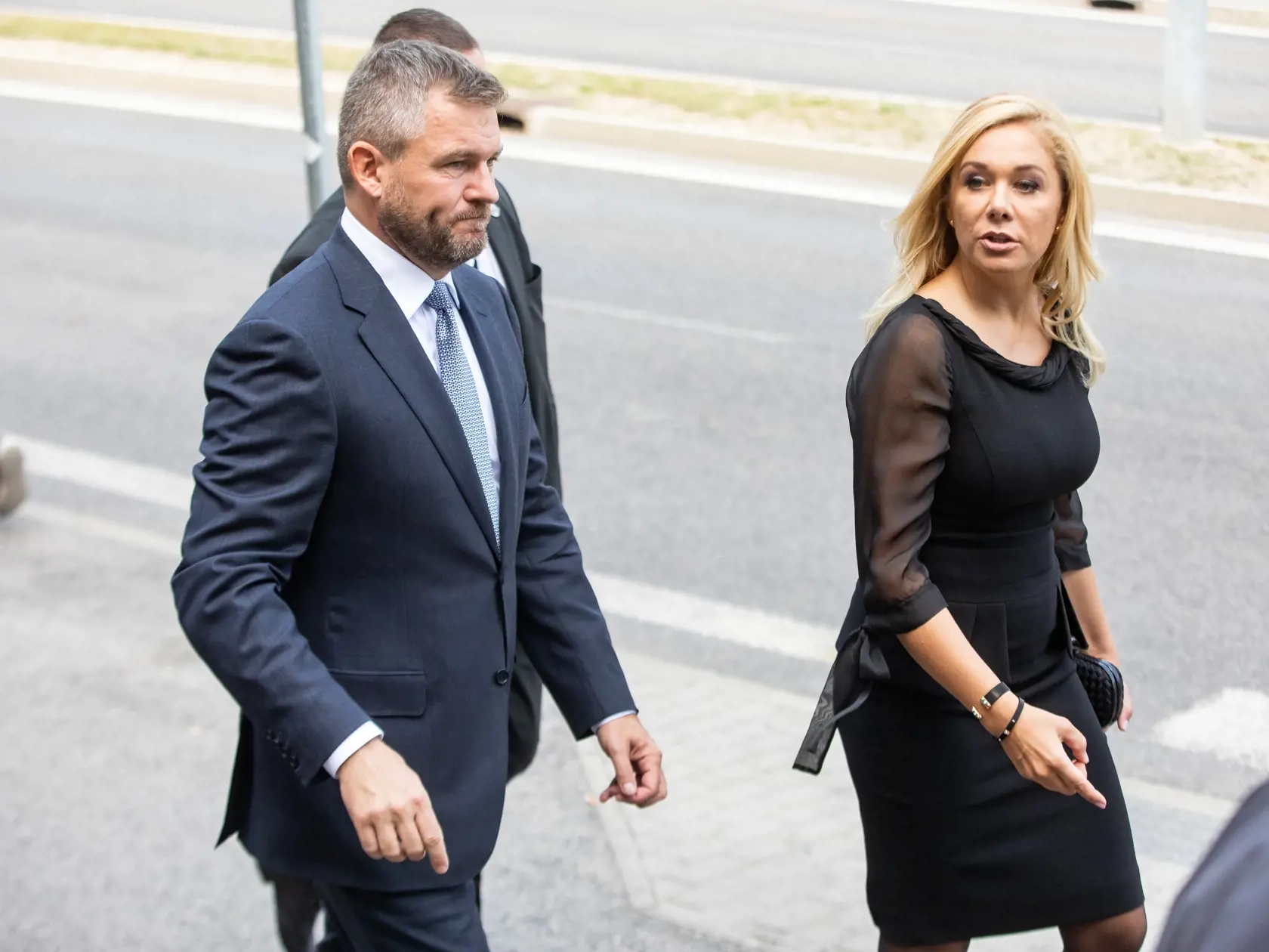 Pracovné stretnutie  -  Peter Pellegrini a Denisa Saková.