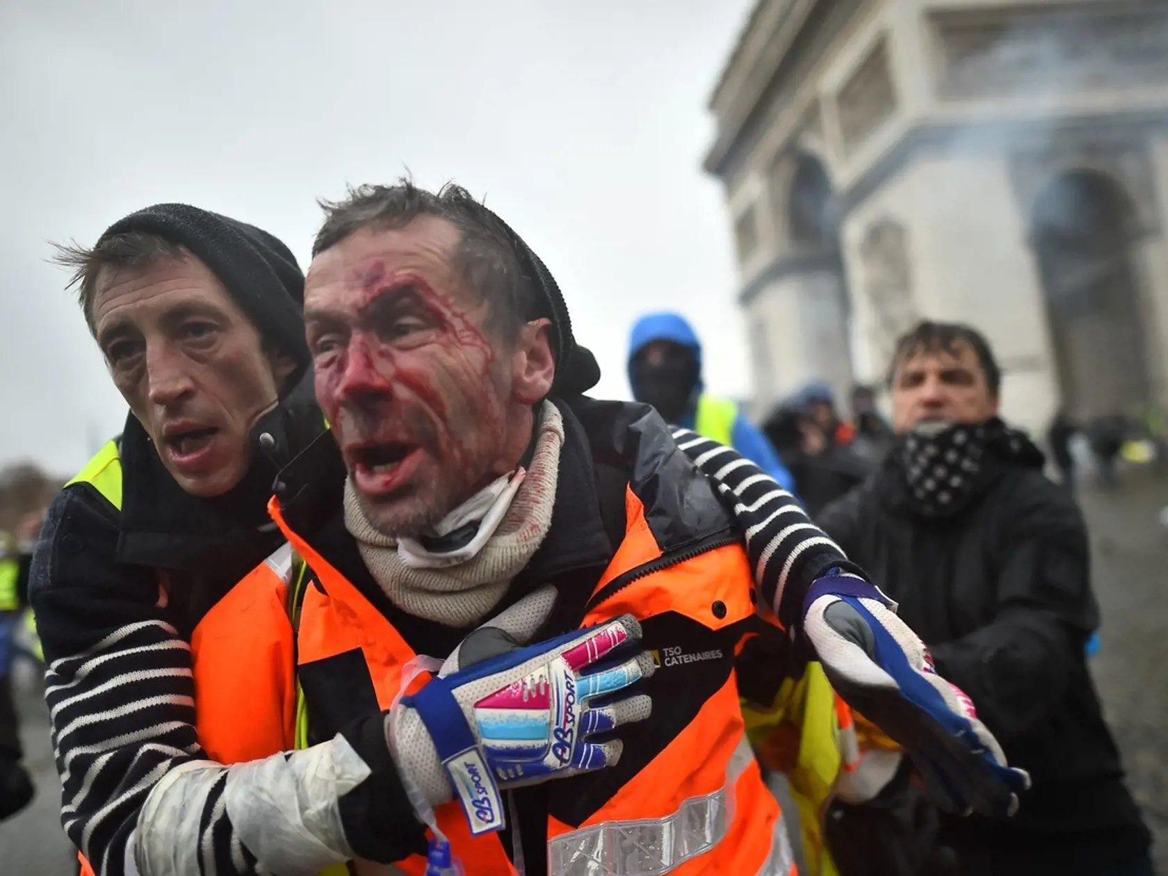 Protesty v Paríži