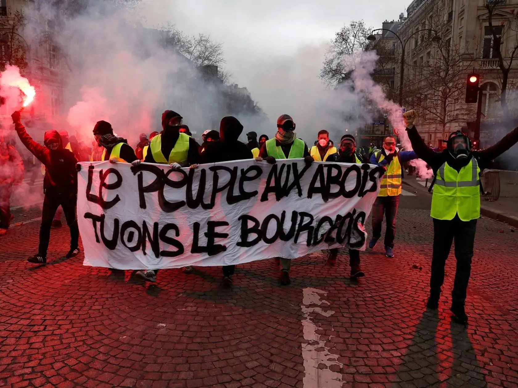 Protesty v Paríži