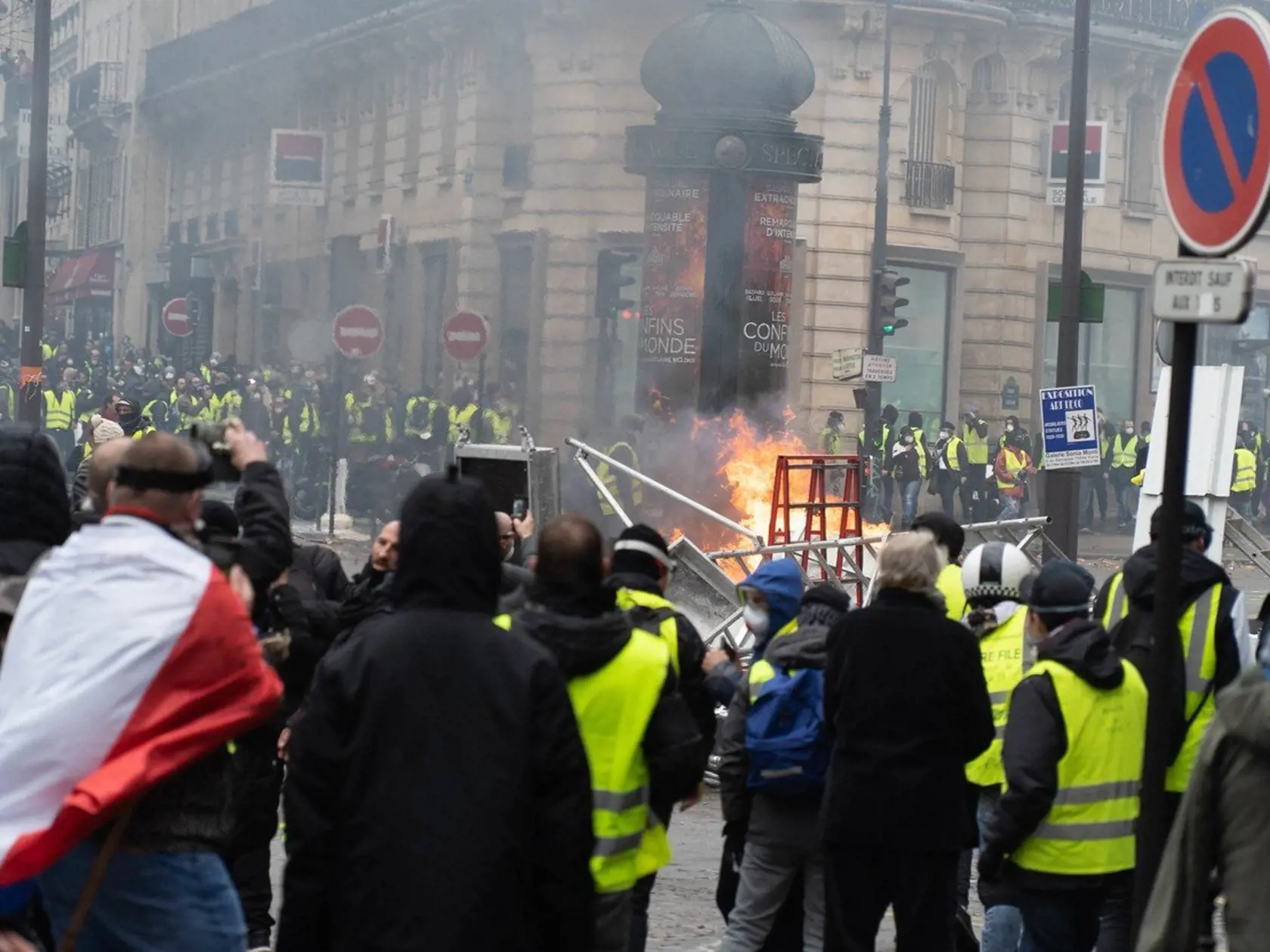 Protesty v Paríži