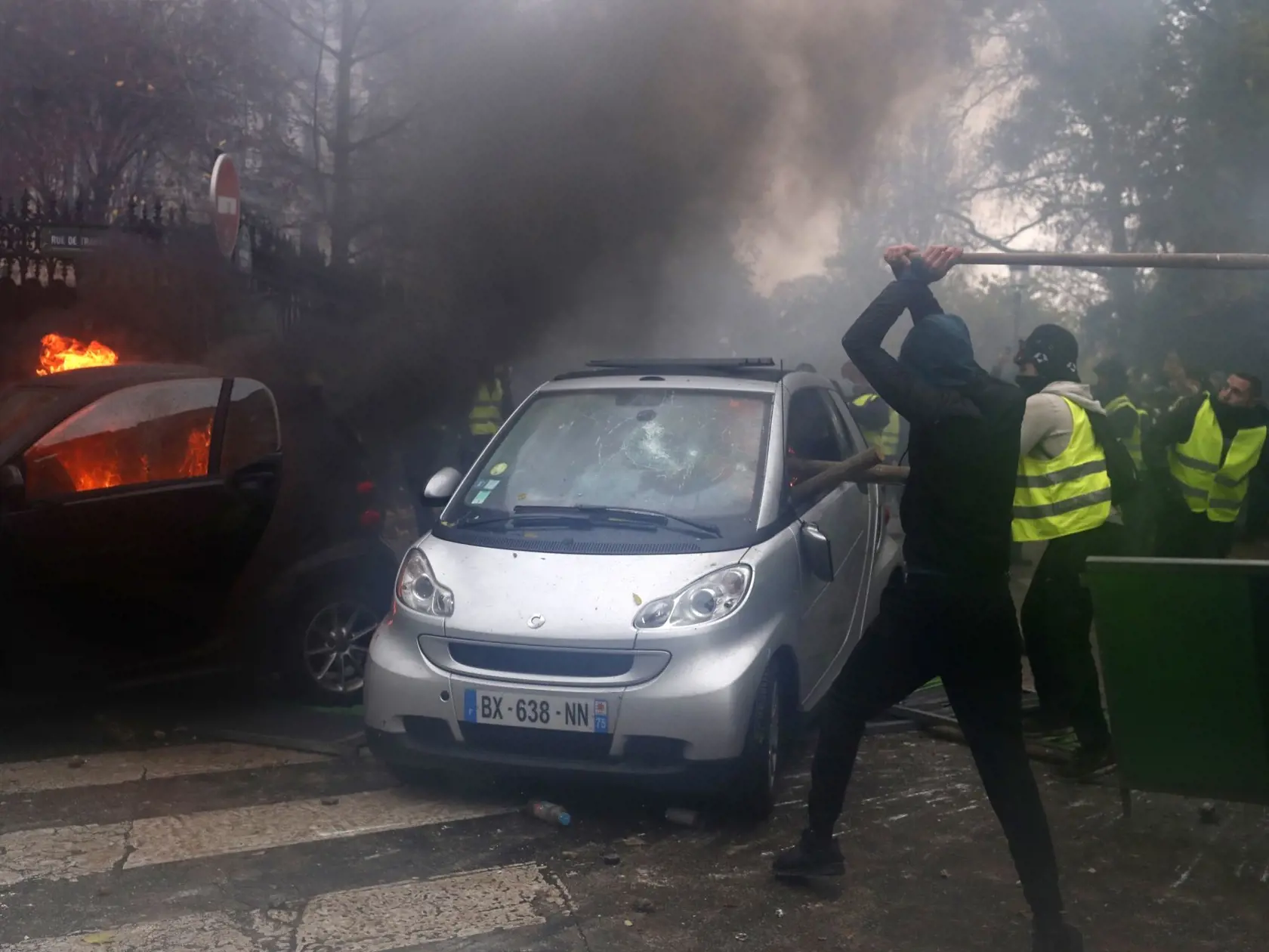 Protesty v Paríži
