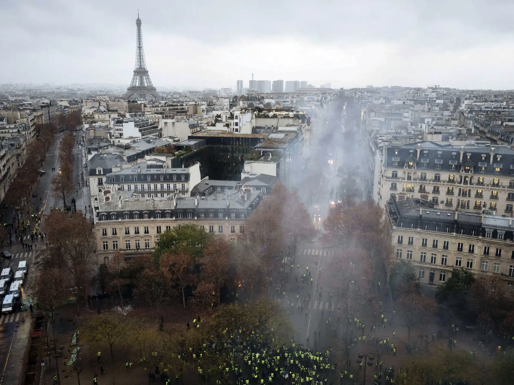Protesty v Paríži