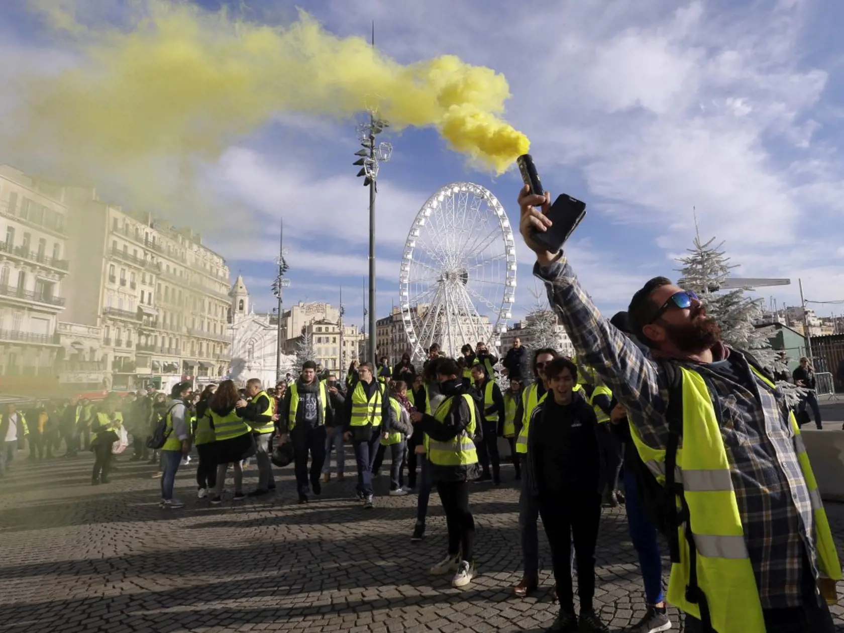 Protesty v Paríži