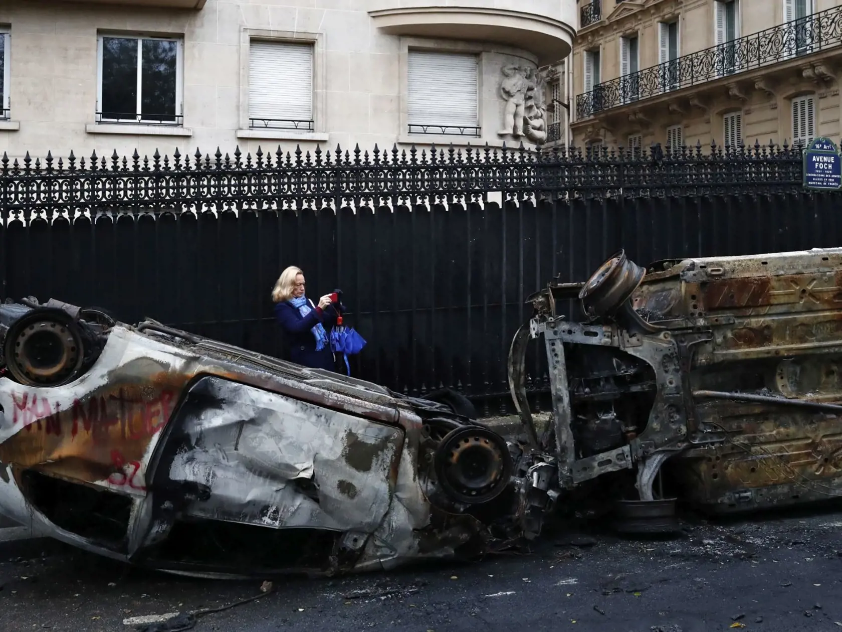Protesty v Paríži