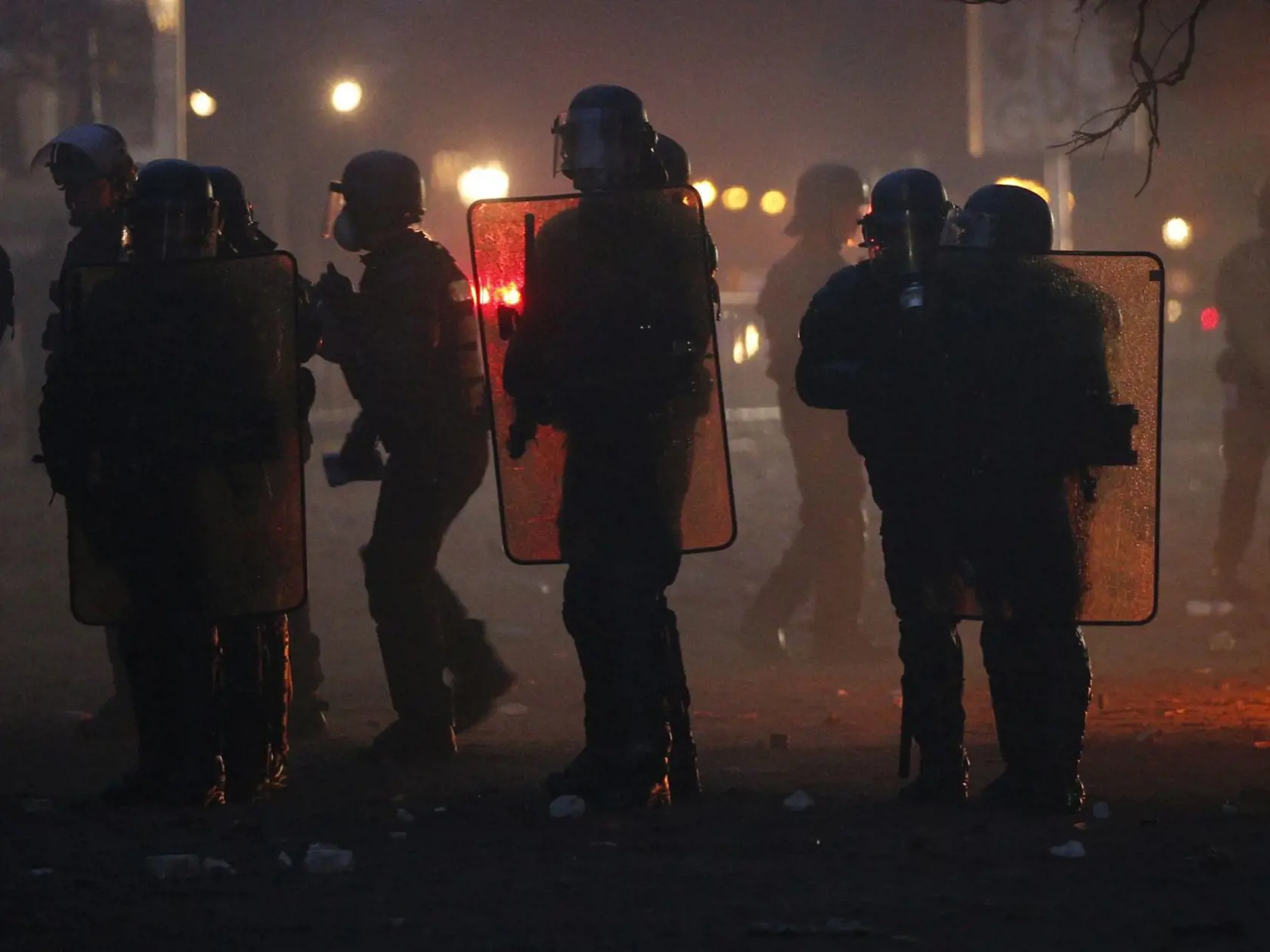 Protesty v Paríži