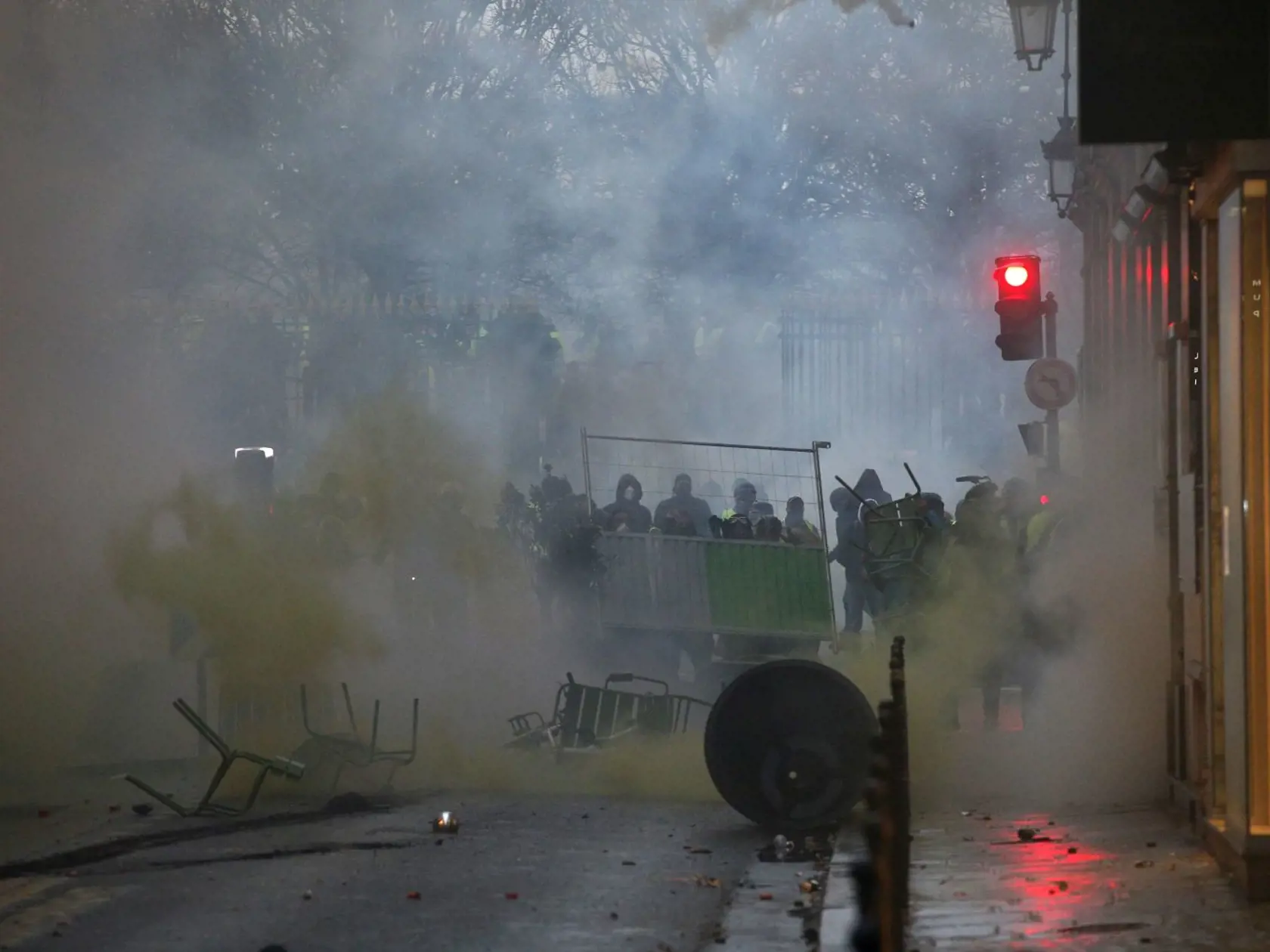 Protesty v Paríži