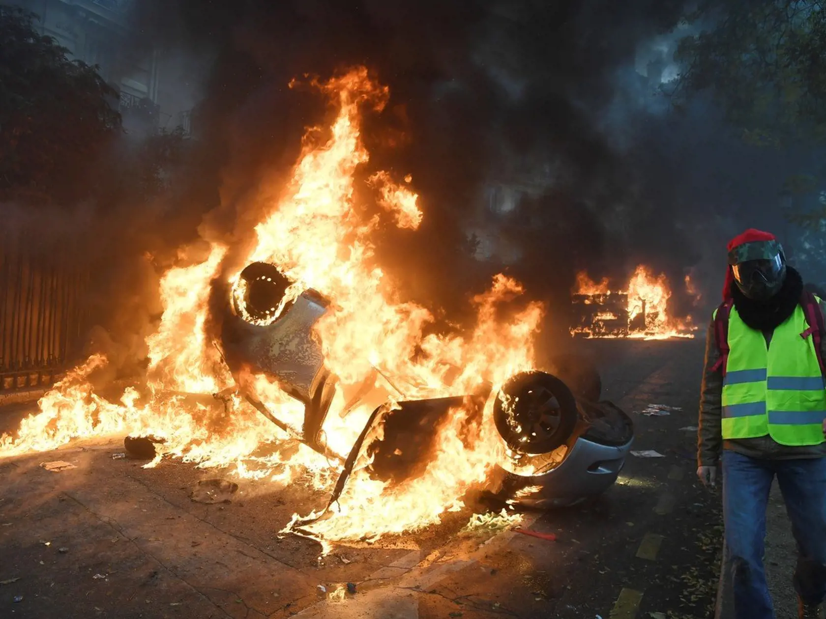 Protesty v Paríži