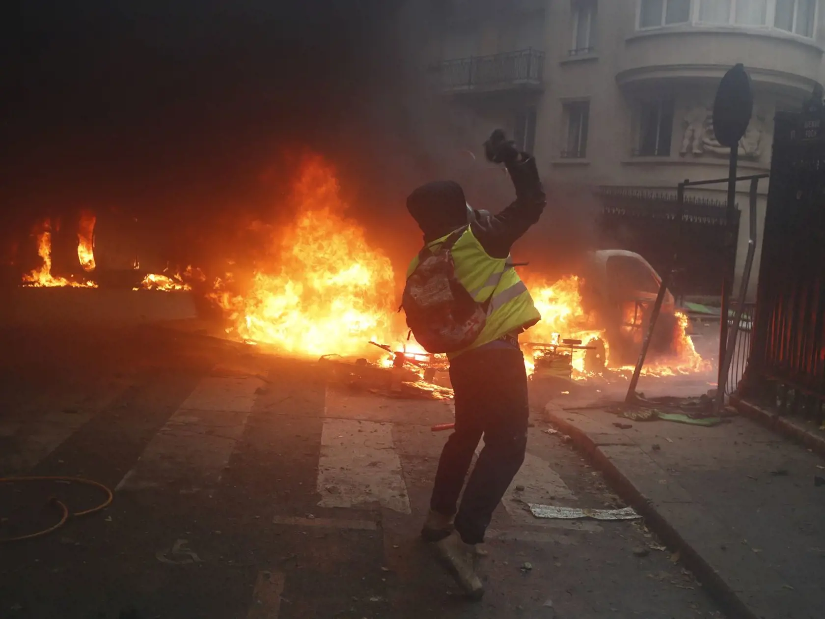 Protesty v Paríži