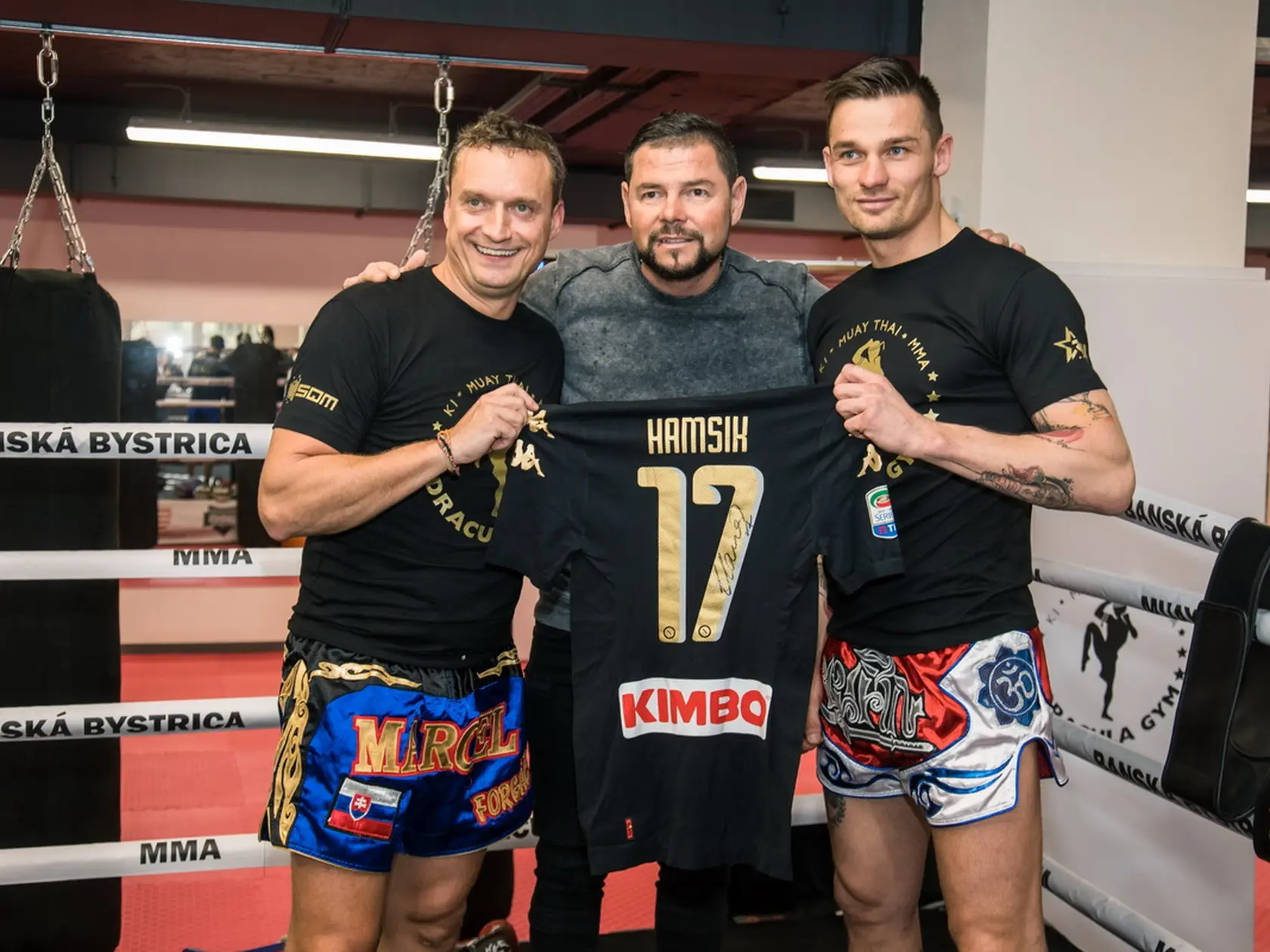 Na otvorení nového gymu bol aj obľúbený moderátor Marcel Forgáč.
