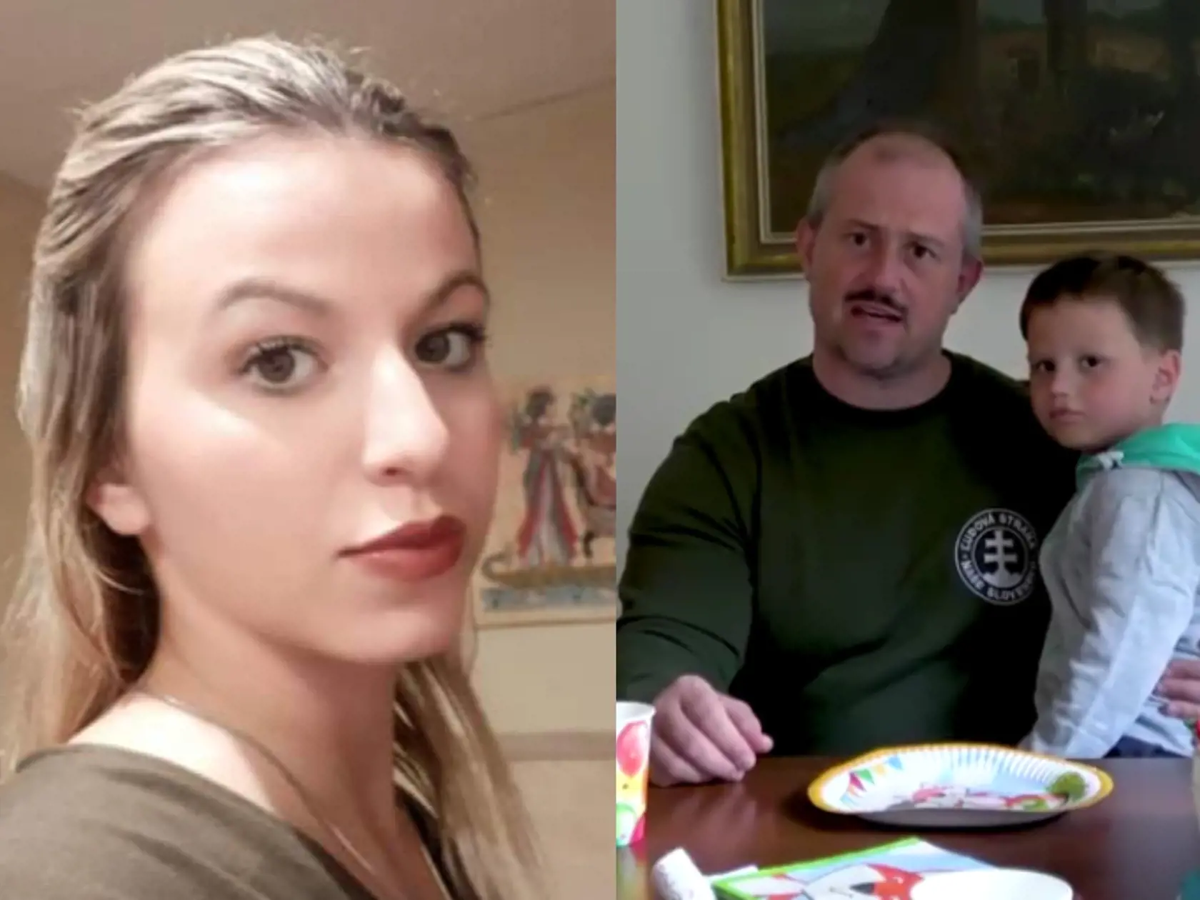 Frederika a Marian Kotlebovci so synom Ľudovítom o ktorého sa aktuálne súdia.