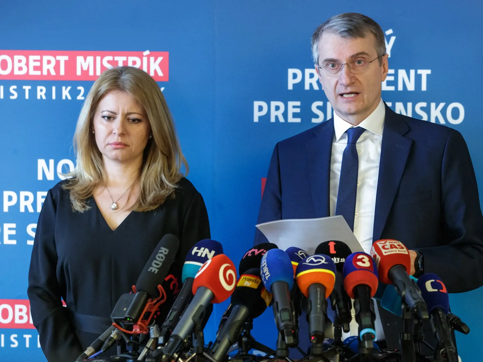 Robert Mistrík sa neskôr oficiálne vzdal boja o prezidentské kreslo v prospech Zuzany Čaputovej. Spoločne to oznámili na tlačovej konferencii v Bratislave.