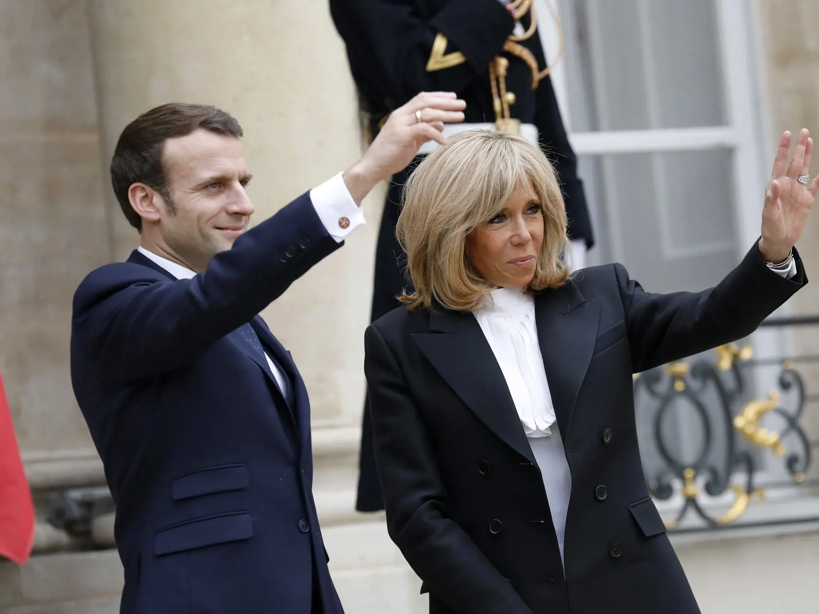Emmanuel a Brigitte Macronovci