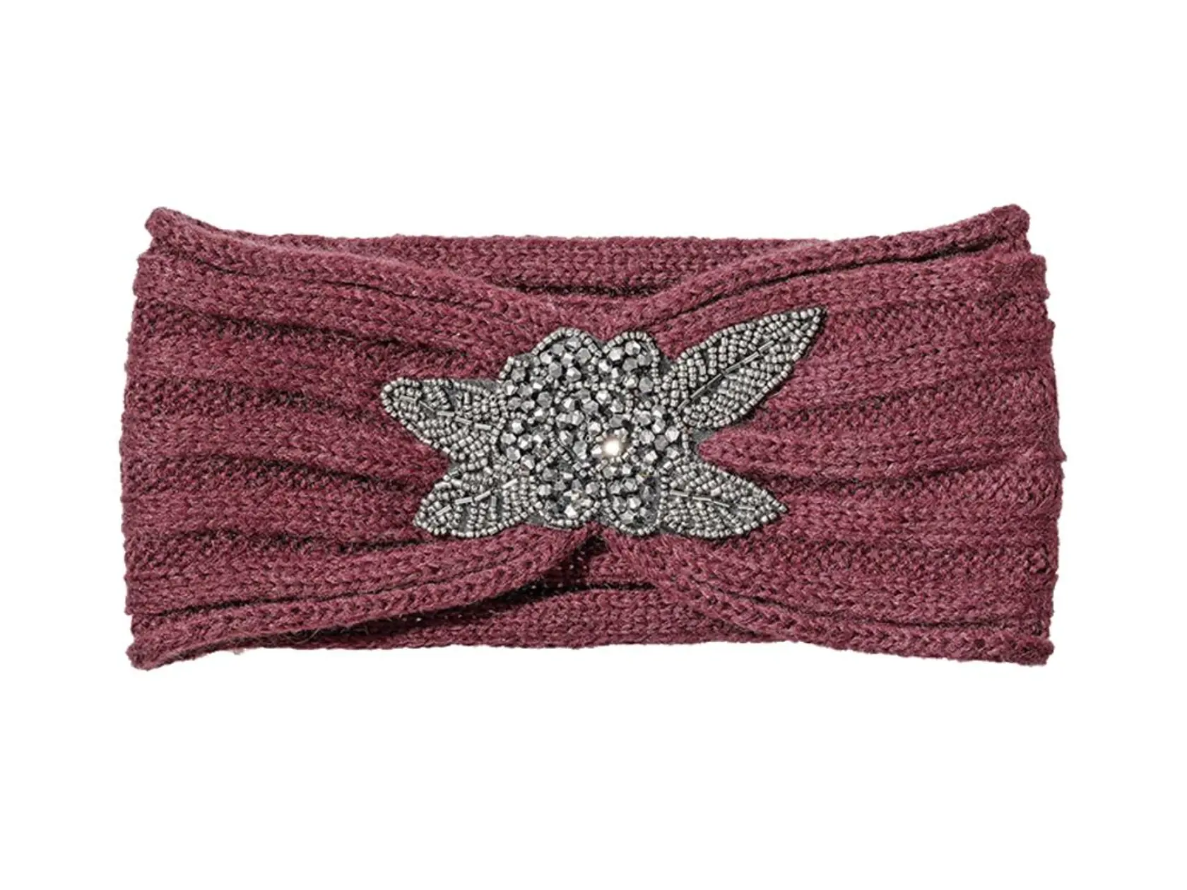 Pletená čelenka s vintage  aplikáciou: C&A, 9 €