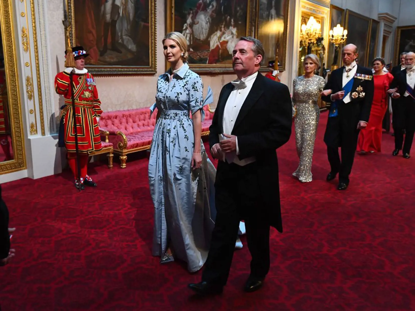 Ivanka Trump and sekretár Liam Fox.