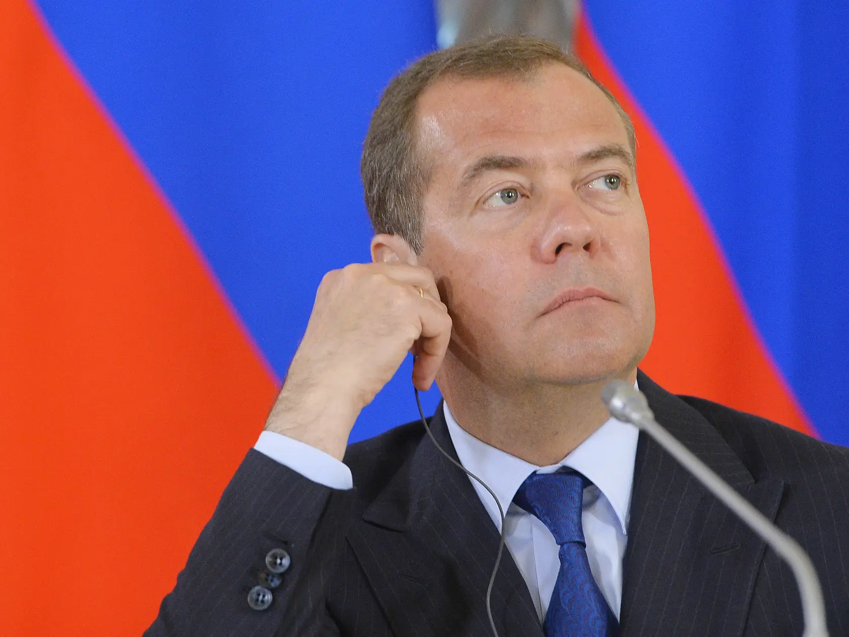 Bývalý premiér a prezident Ruskej federácie Dmitrij Medvedev.