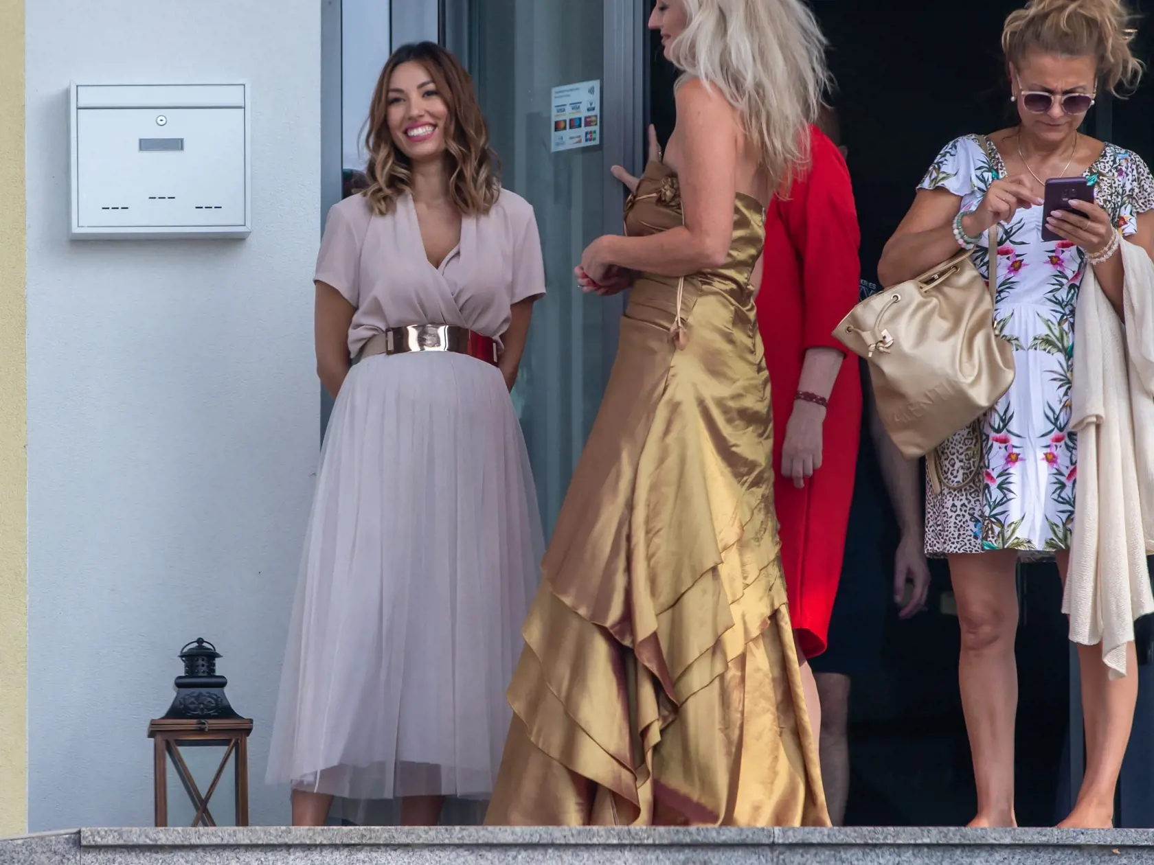 Na snímke je Daniela Cristová počas oslavy svojej mamy Ivany Cristovej. 