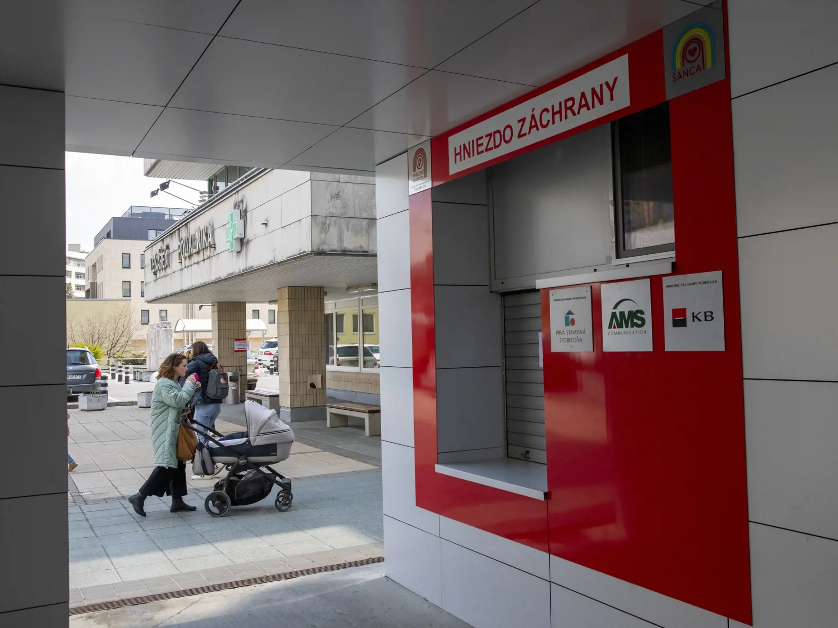 Na snímke  je hniezdo záchrany na bratislavských Kramároch.