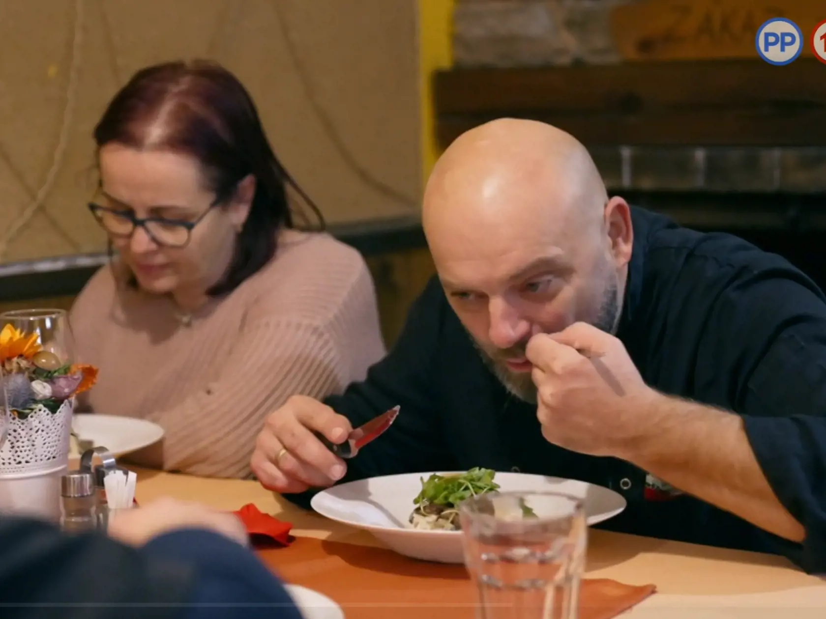 Majiteľov syn Dávid pripravil neskôr vynikajúce rizoto.