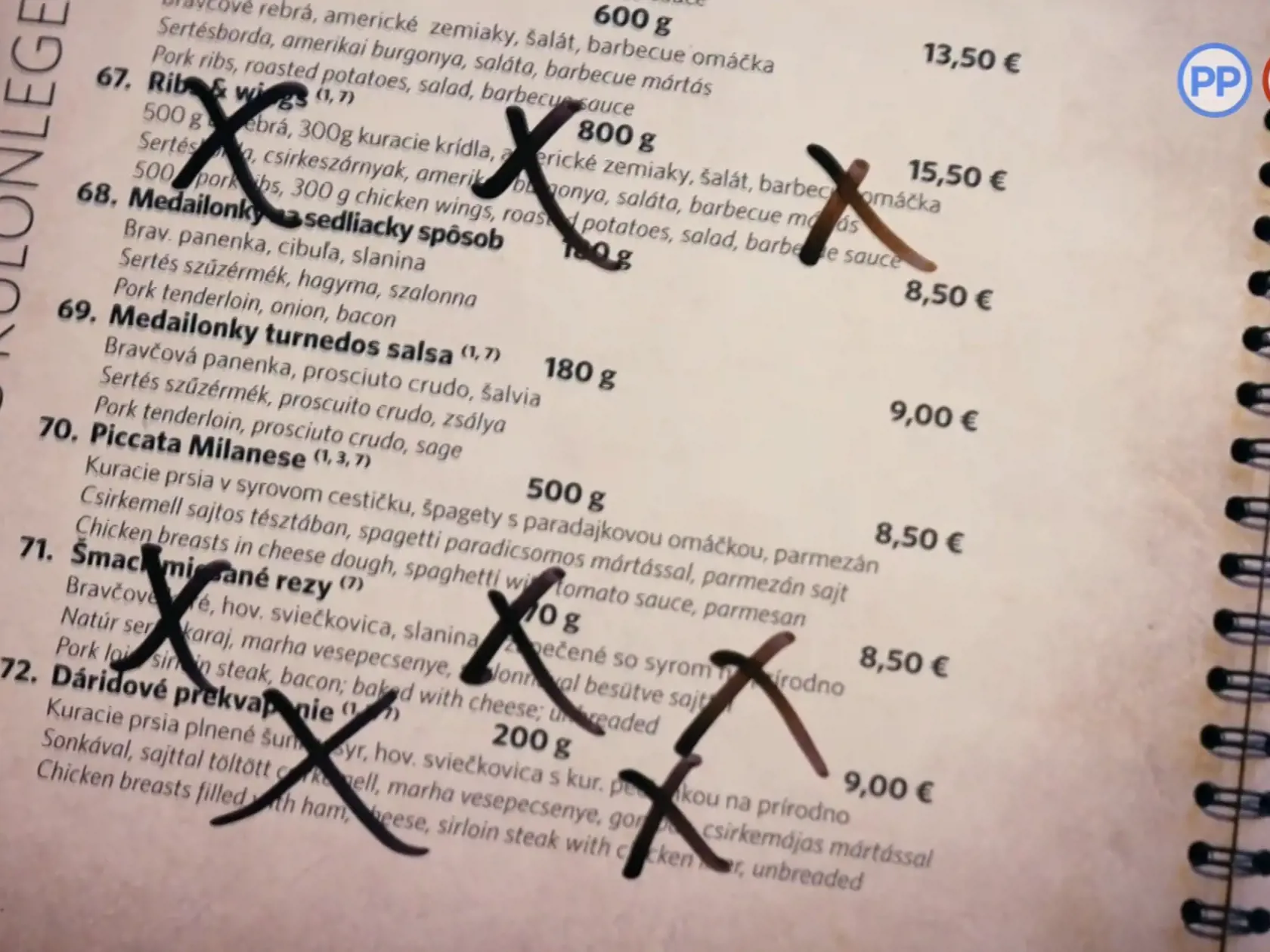 Takto vyzerali jedlá z nového jedálneho lístka, ktorý im pomohol vytvoriť Martin Novák.