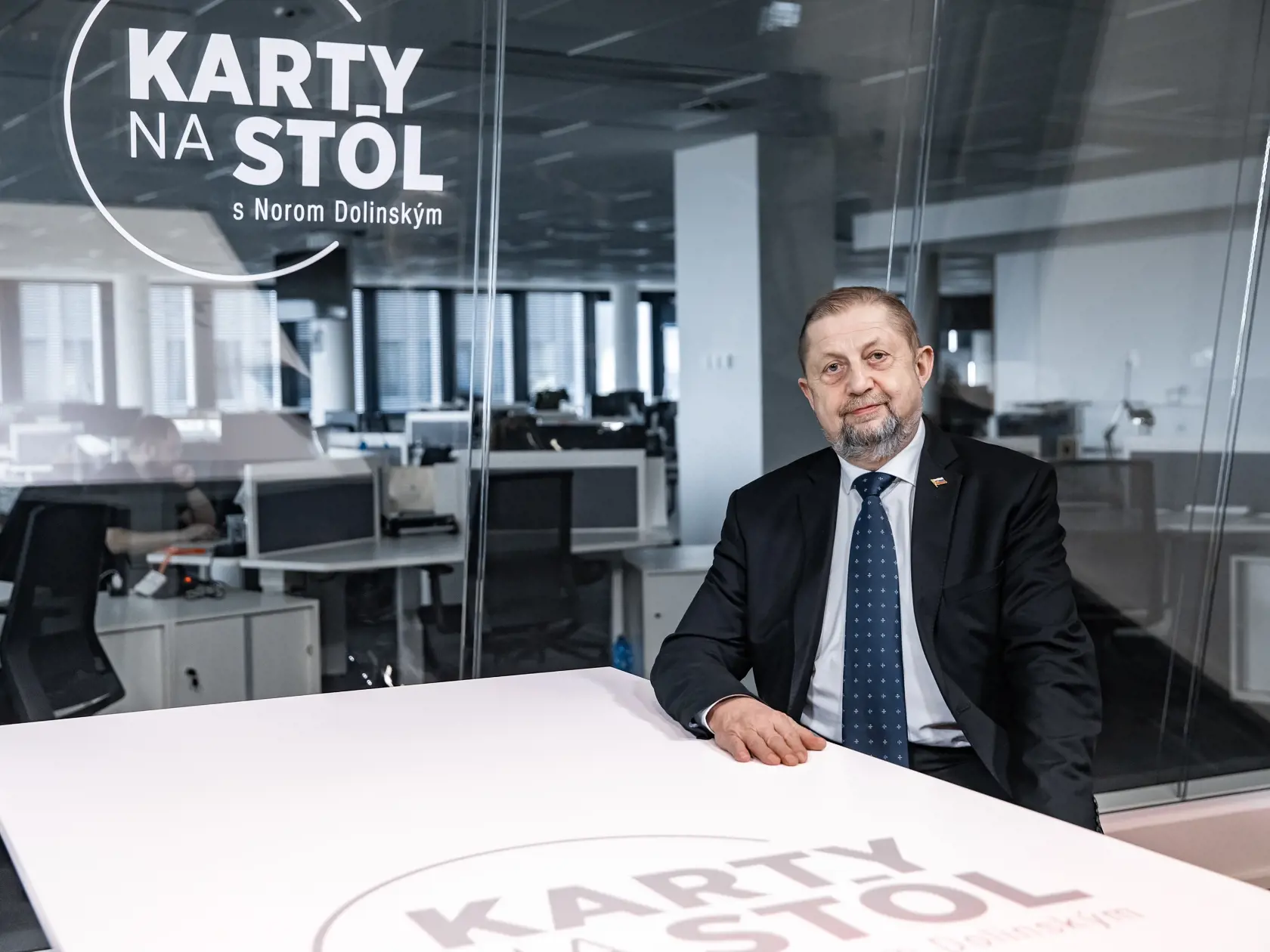 Diskusná relácia “Karty na stôl”, ktorej hosťom bol Štefan Harabin, kandidát na prezidenta.