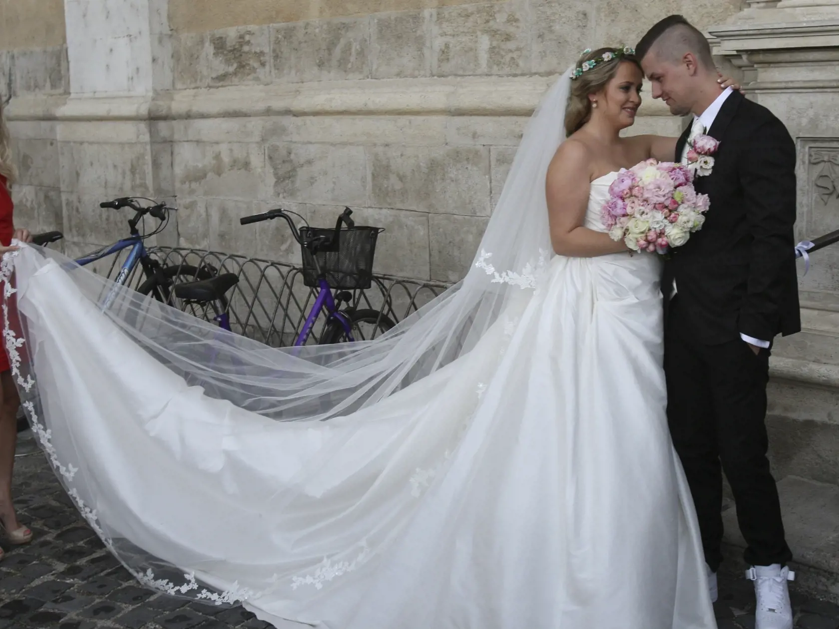Svadba Dominiky Mirgovej a Petra Zvolenského v Trnave