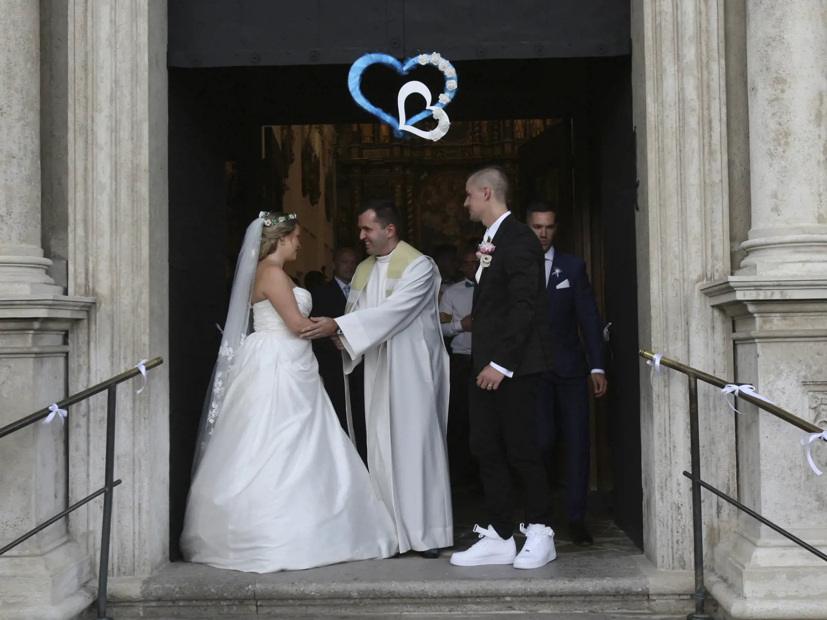 Svadba Dominiky Mirgovej a Petra Zvolenského v Trnave