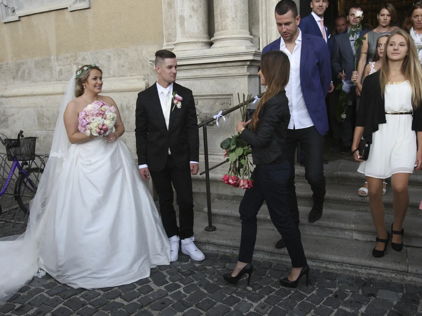 Svadba Dominiky Mirgovej a Petra Zvolenského v Trnave